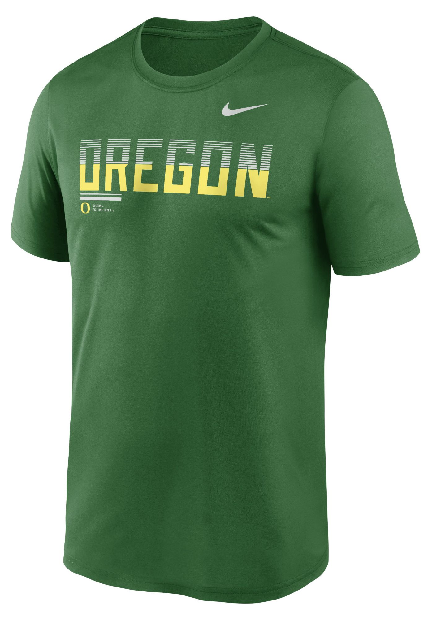 Nike Men's Oregon Ducks Apple Green Dri-Fit Legend Gradient T-Shirt