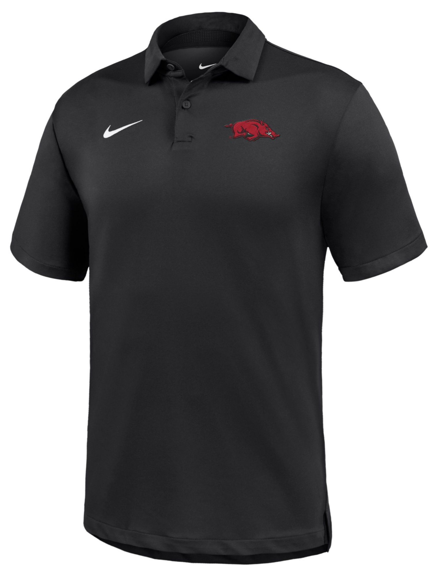 Nike Men's Arkansas Razorbacks Black Dri-FIT Tour Golf Polo