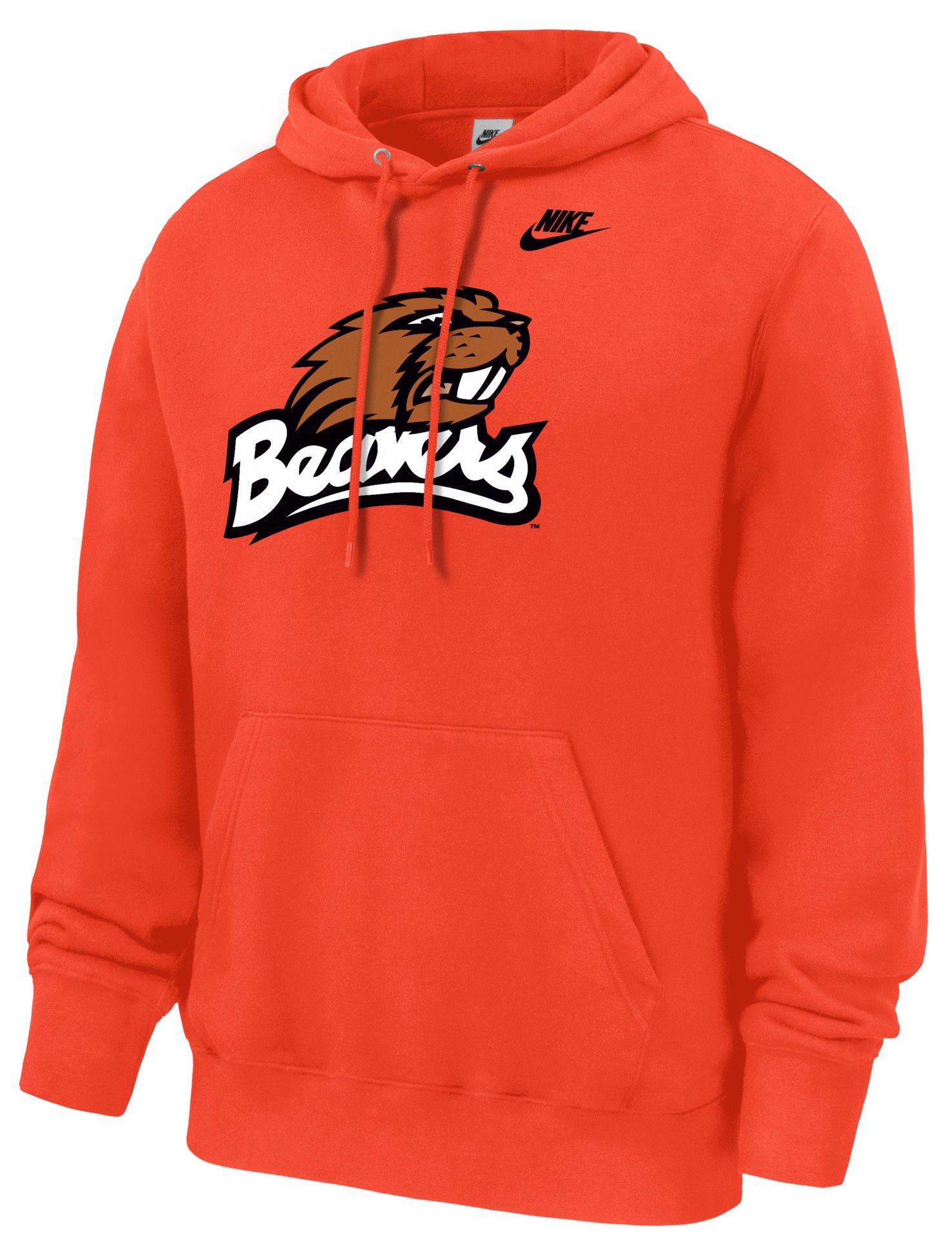 Nike Men's Oregon State Beavers Orange Baseball 20th Anniversary Club Fleece Hoodie