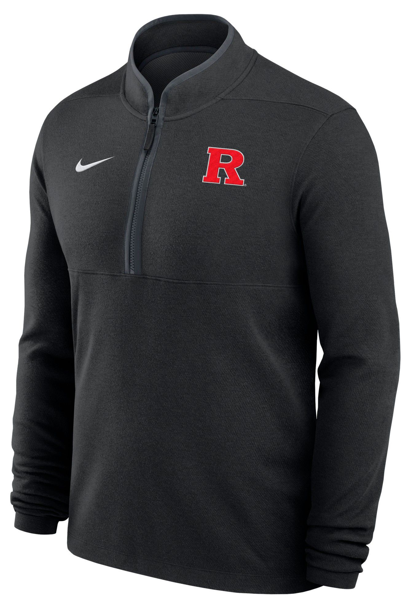 Nike Men's Rutgers Scarlet Knights Black Dri-FIT Victory 1/4 Zip Pullover