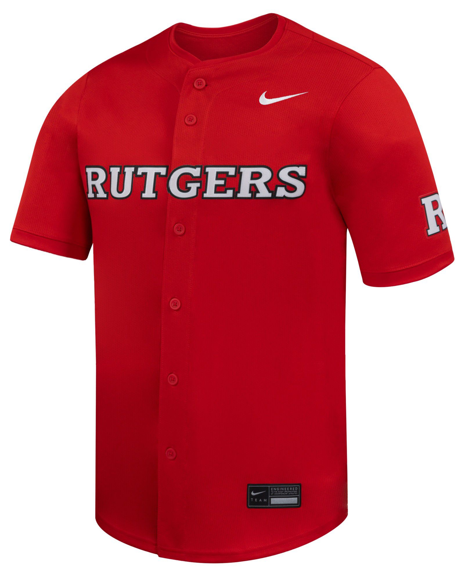 Nike Men's Rutgers Scarlet Knights Red Replica Road Baseball Jersey
