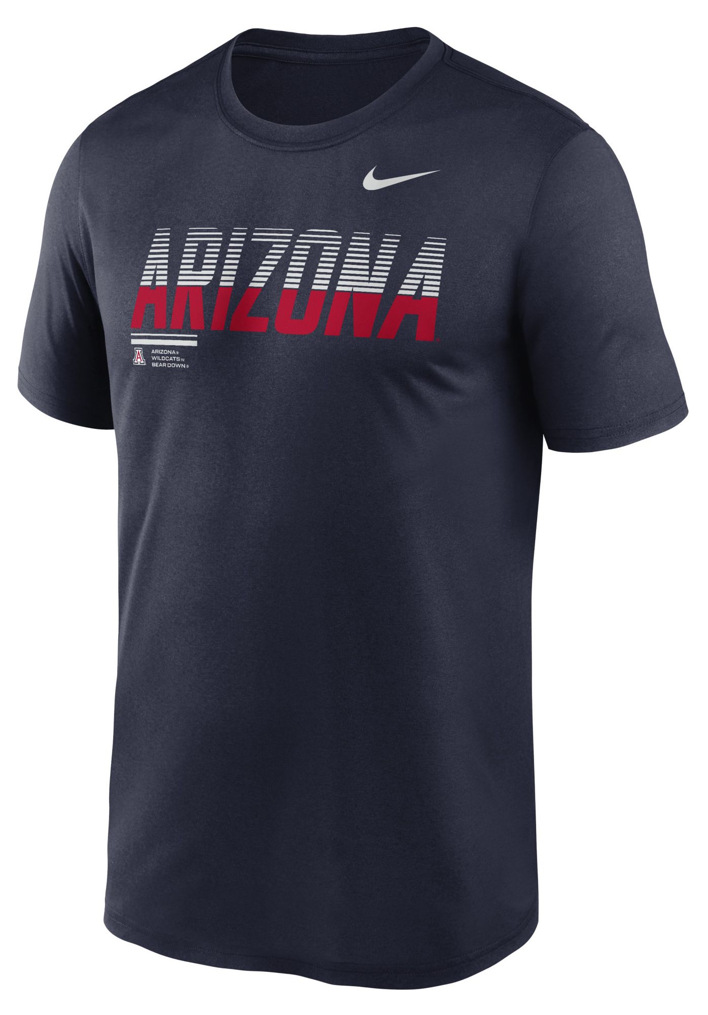 Nike Men's Arizona Wildcats College Navy Dri-Fit Legend Gradient T-Shirt