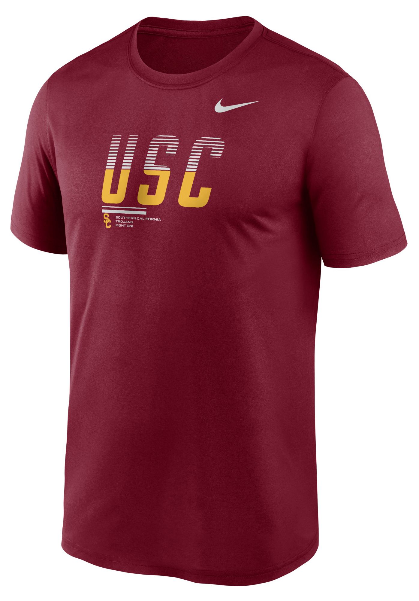 Nike Men's USC Trojans Team Crimson Dri-Fit Legend Gradient T-Shirt