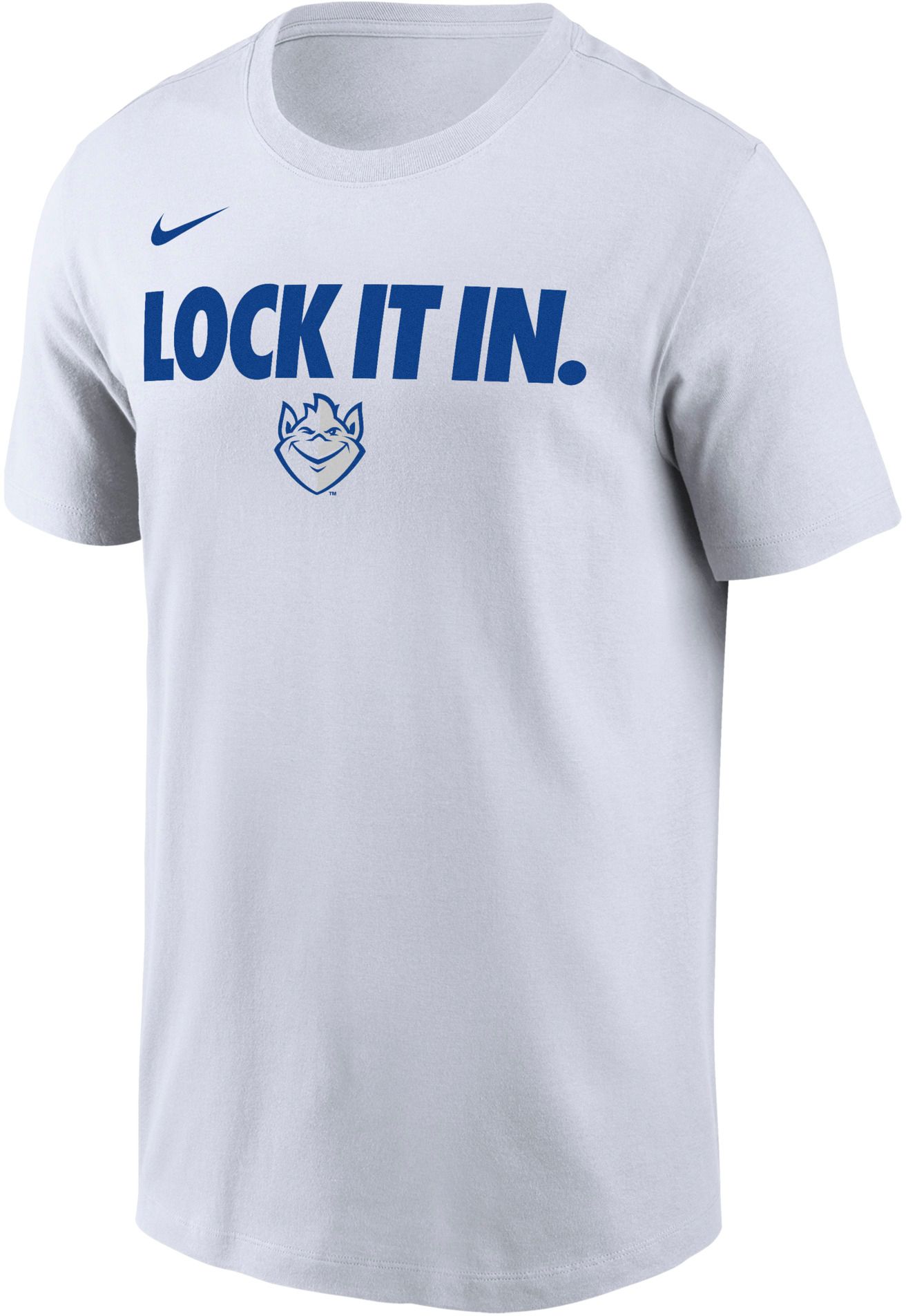 Nike Adult Saint Louis Billikens 'Lock It In.' White Bench T-Shirt