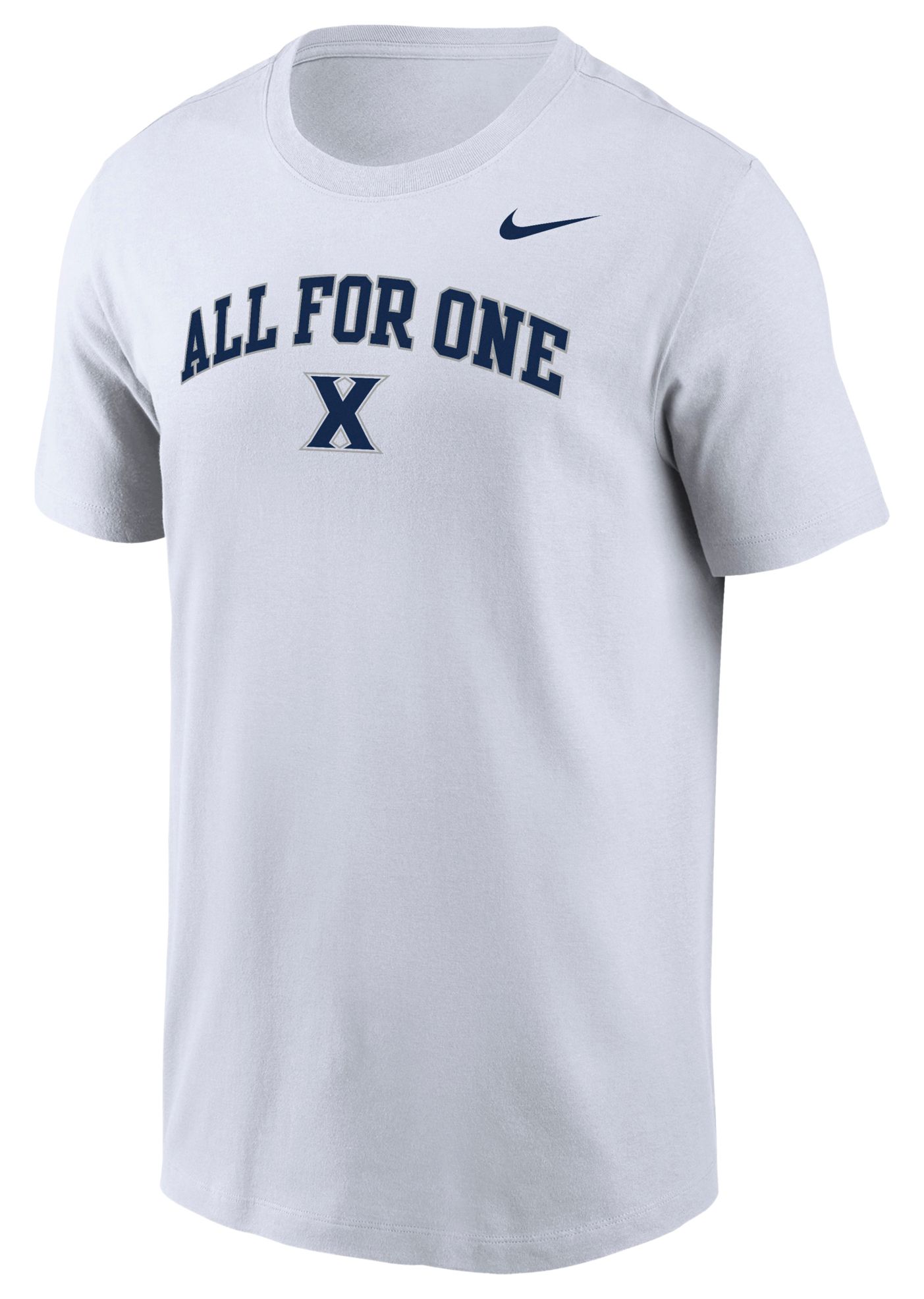 Nike Men's Xavier Musketeers White Legend Logo T-Shirt