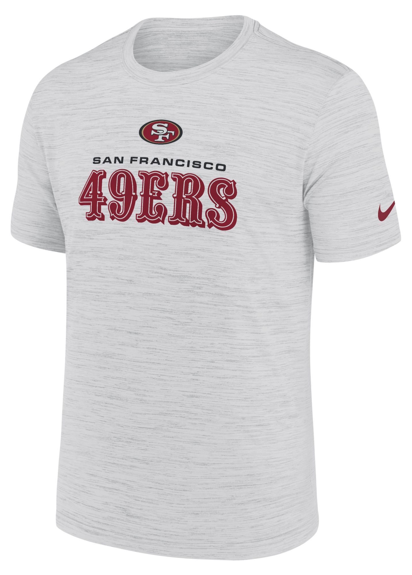 Nike Men's San Francisco 49ers White Endurance Velocity T-Shirt