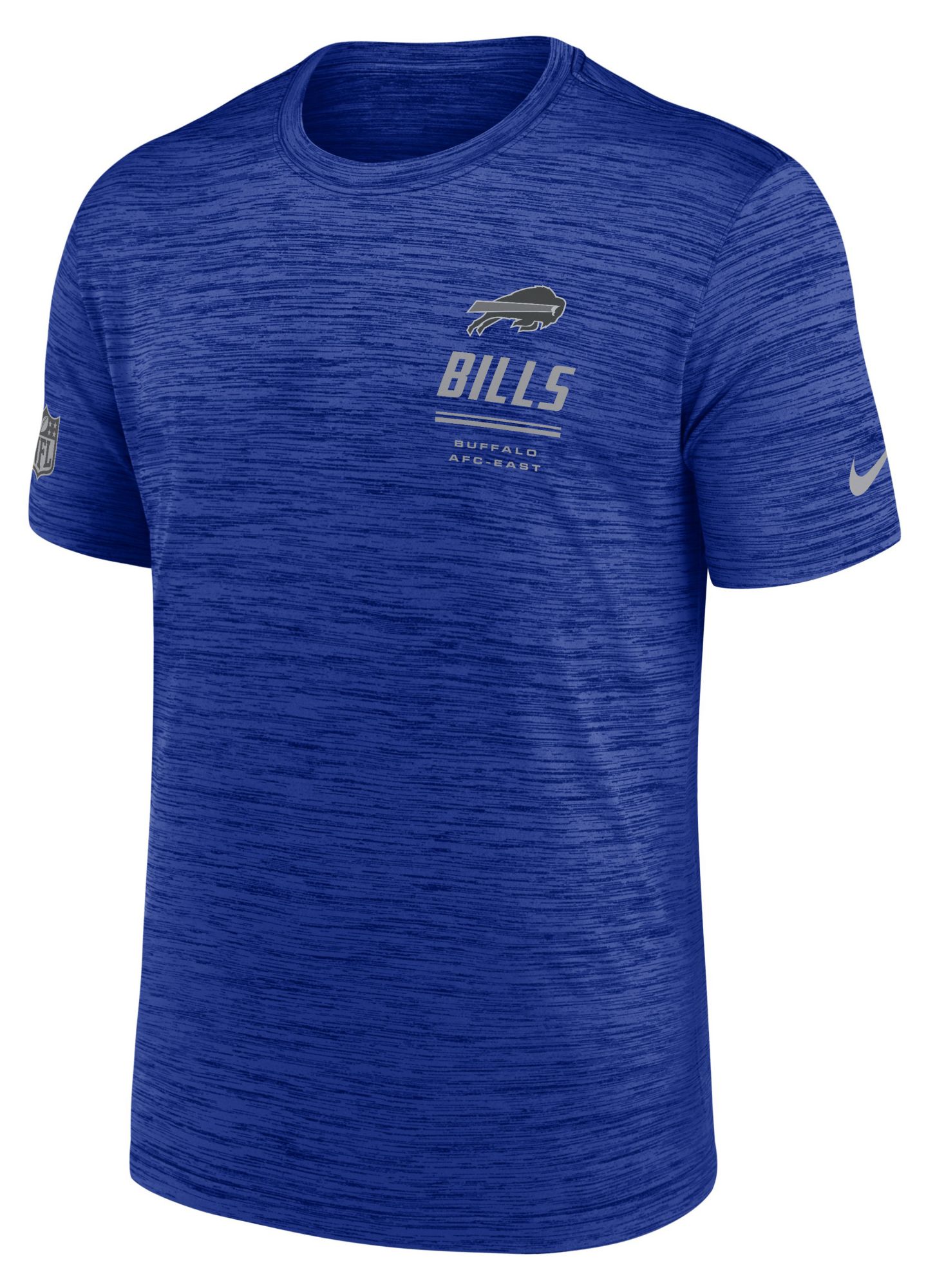 Nike Men's Buffalo Bills Royal Sideline Velocity T-Shirt