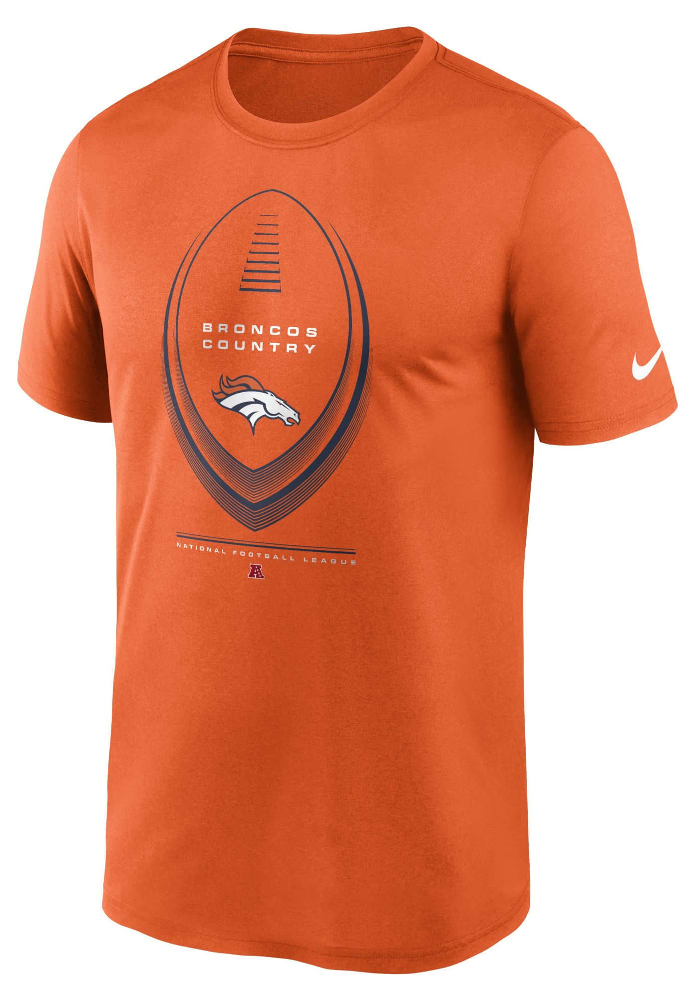 Nike Men's Denver Broncos Brilliant Orange Legend Icon T-Shirt