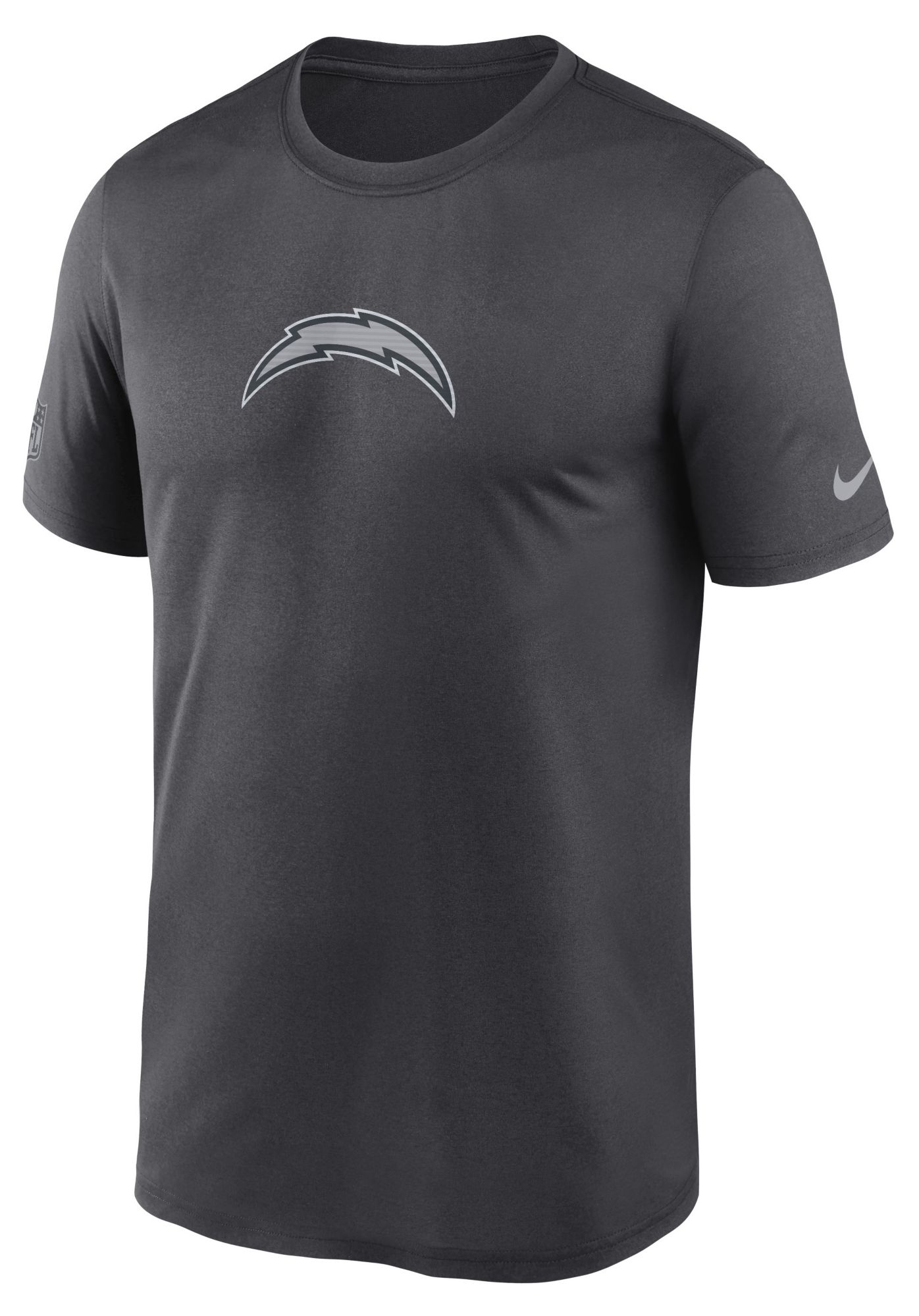Nike Men's Los Angeles Chargers Anthracite Sideline Legend T-Shirt
