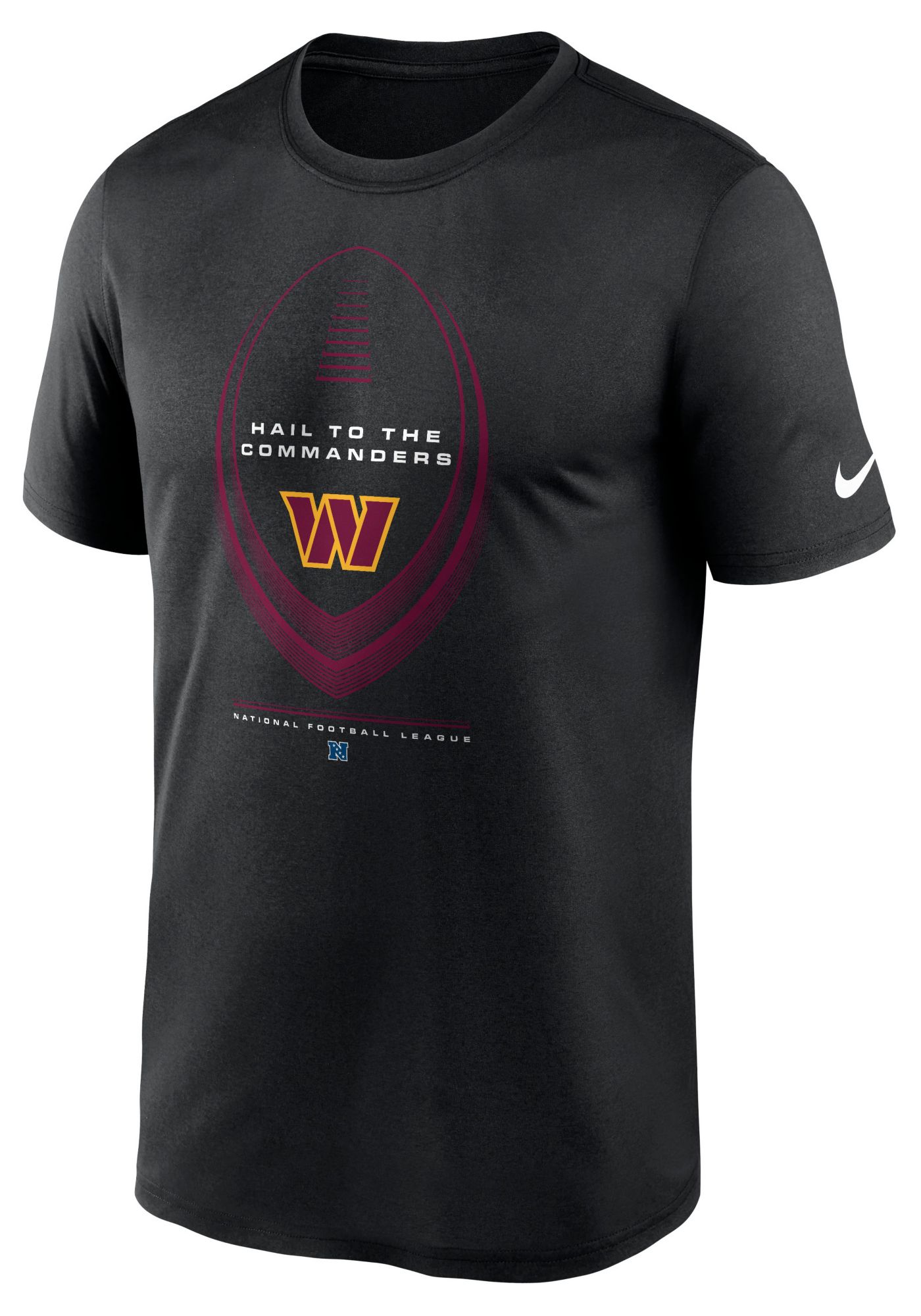 Nike Men's Washington Commanders Black Legend Icon T-Shirt