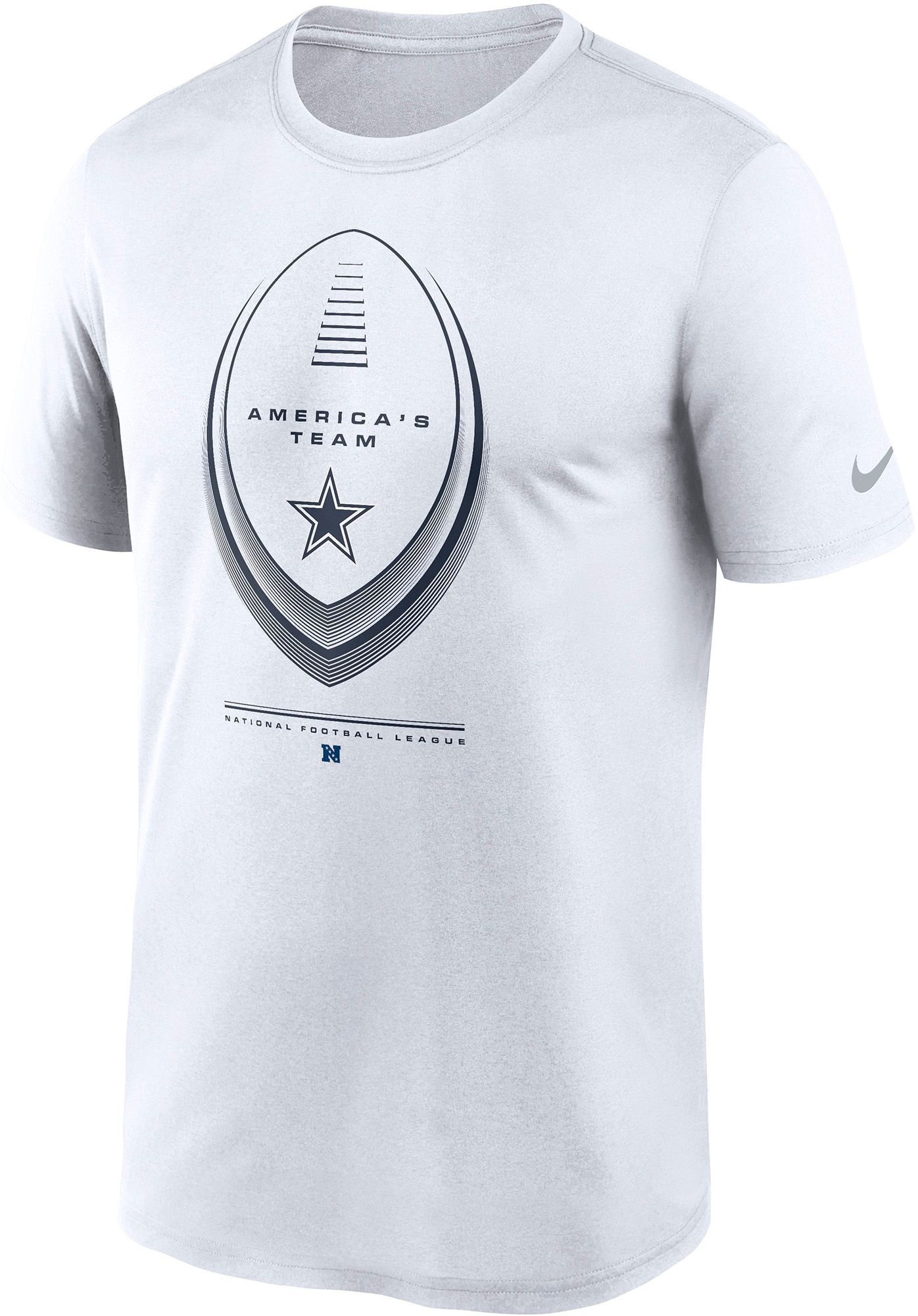 Nike Men's Navy Dallas Cowboys Icon Legend Navy T-Shirt