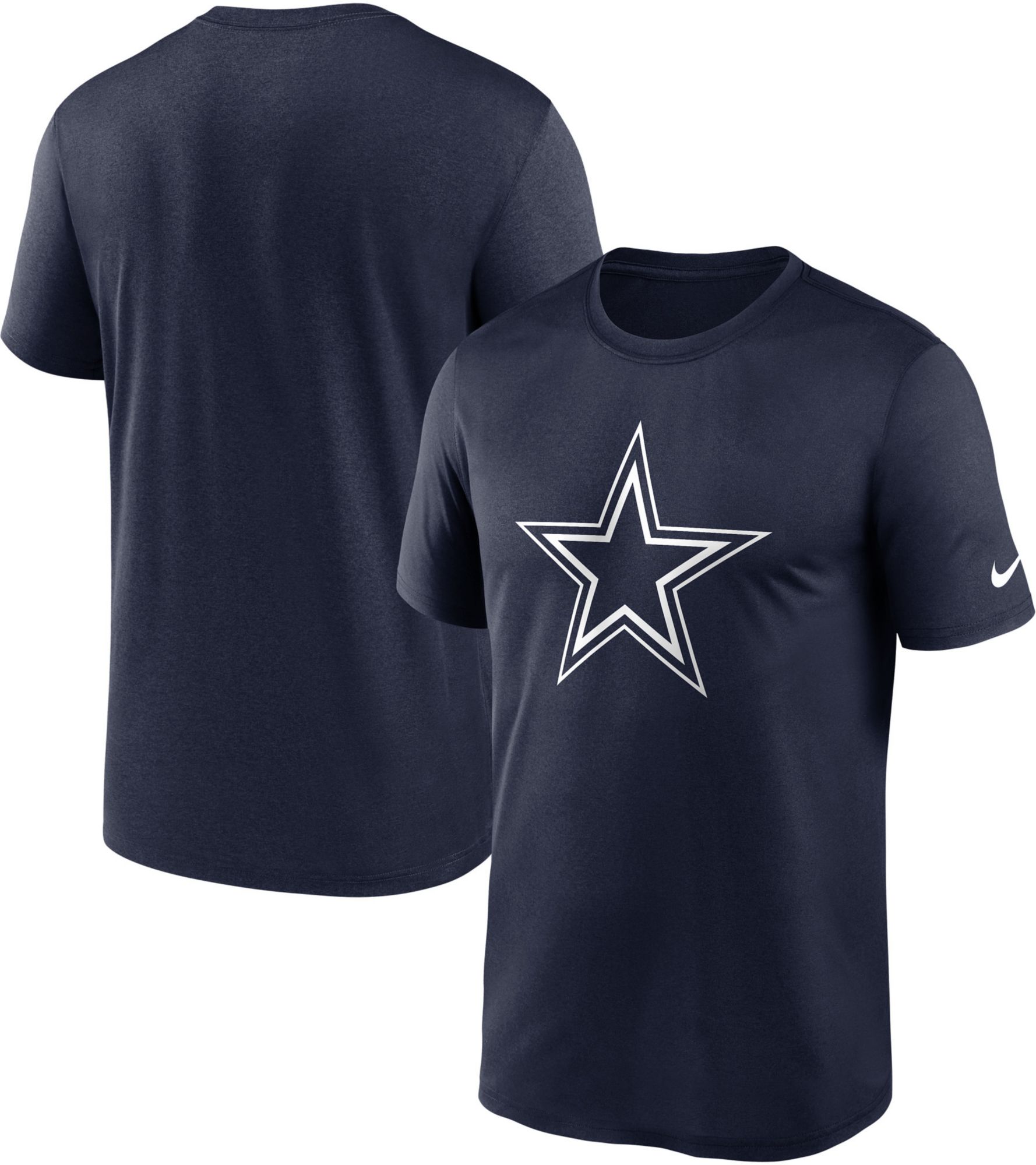 Nike Men's Dallas Cowboys Navy Sideline Legend T-Shirt