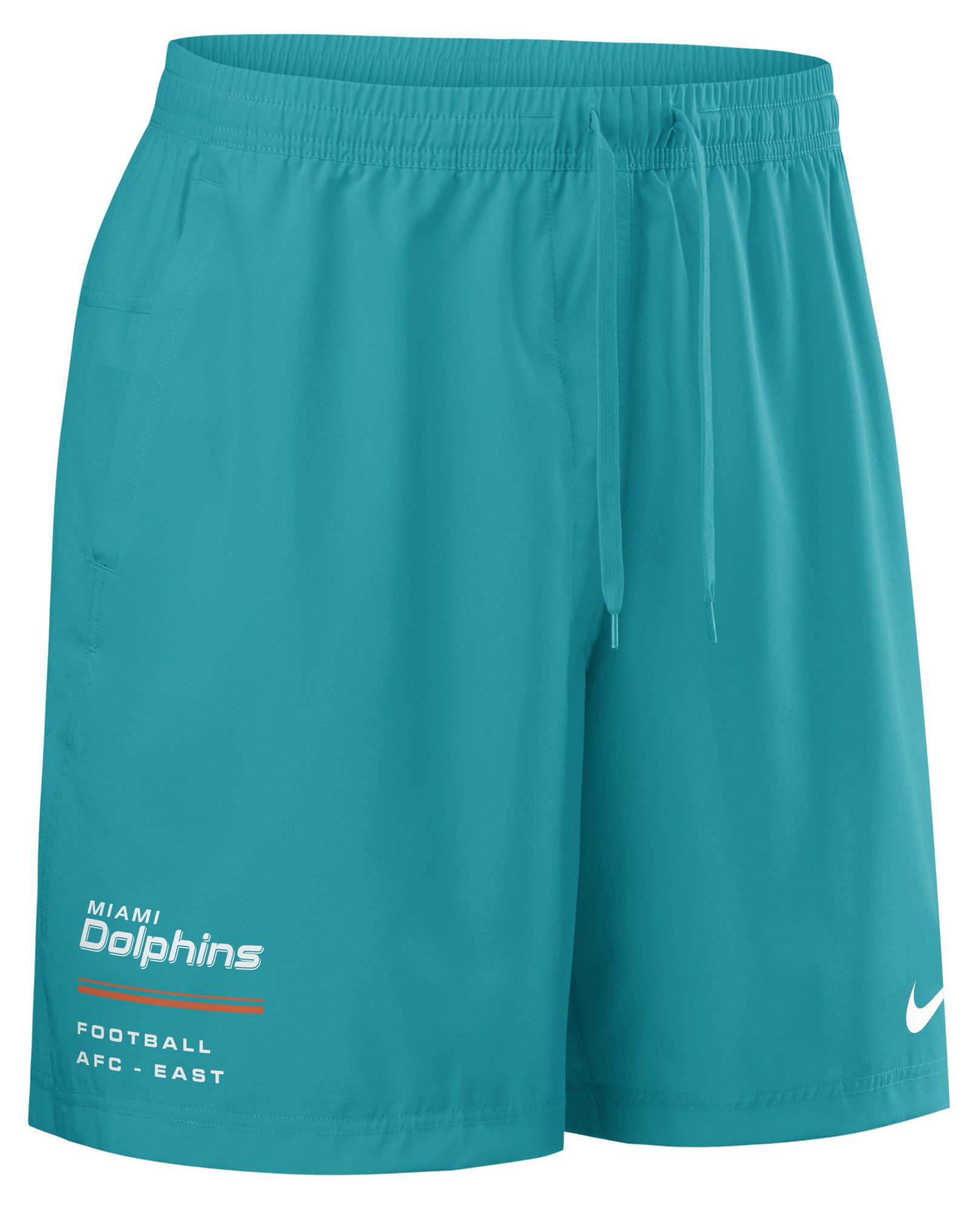 Nike Men's Miami Dolphins Turbo Green Woven Victory Shorts