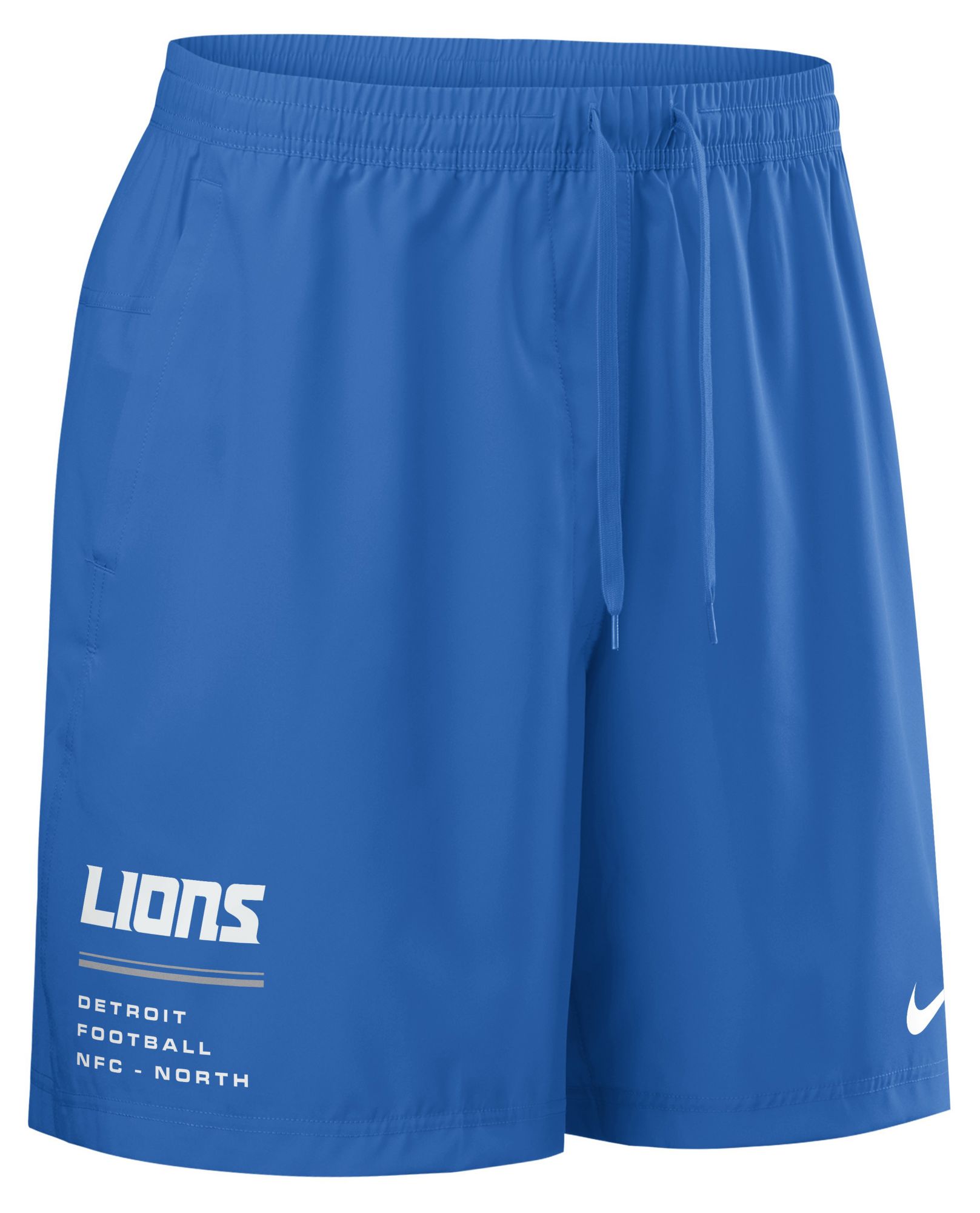 Nike Men's Detroit Lions Blue Spark Woven Victory Shorts