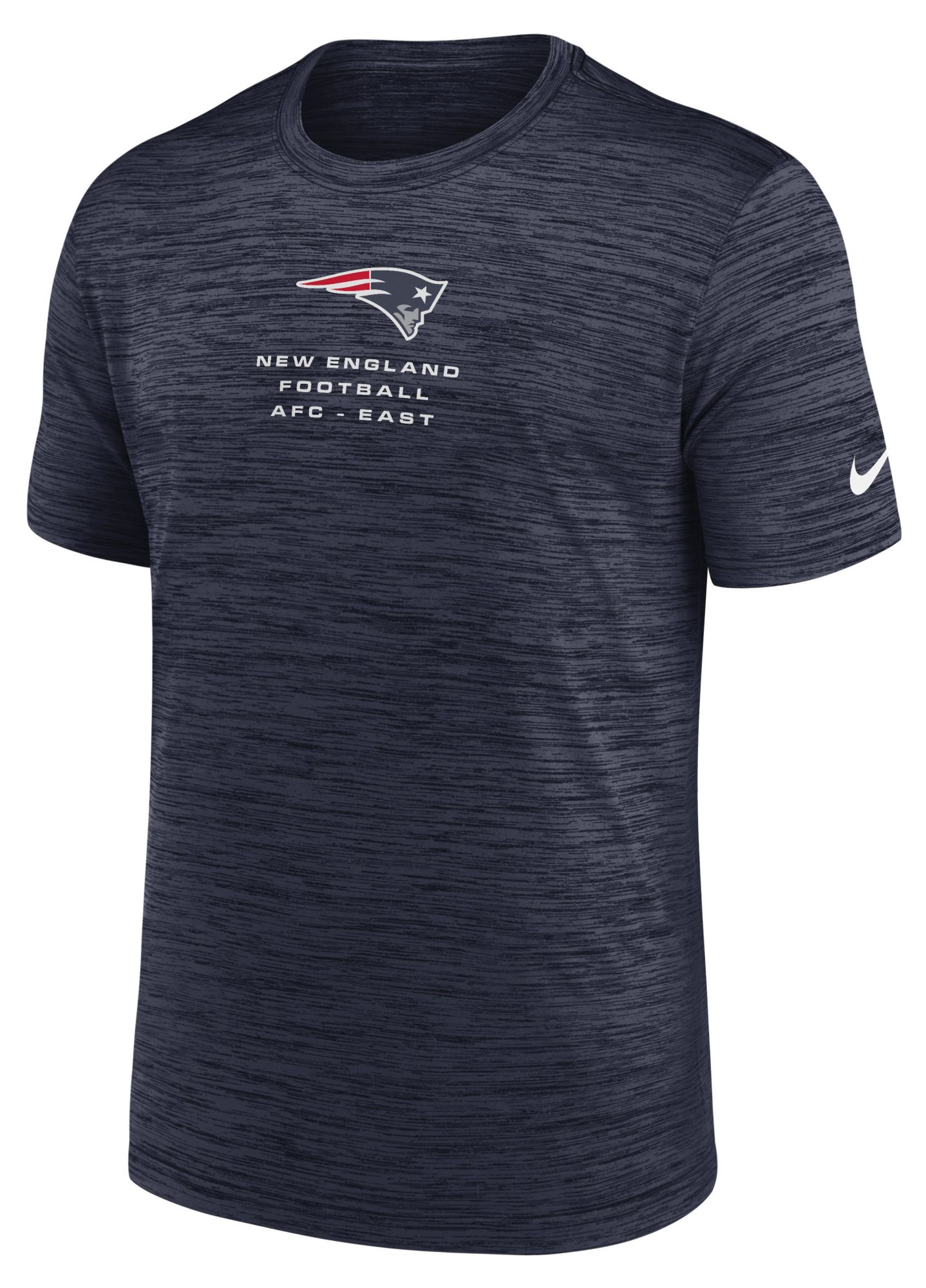 Nike Men's New England Patriots Navy Carrier Velocity T-Shirt