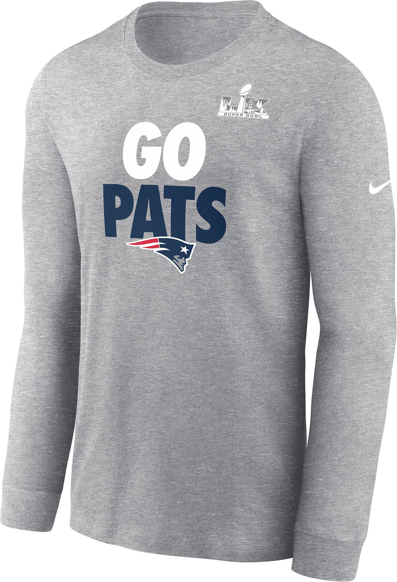 Nike Men's 2025-26 AFC Champions New England Patriots Local Long Sleeve Shirt