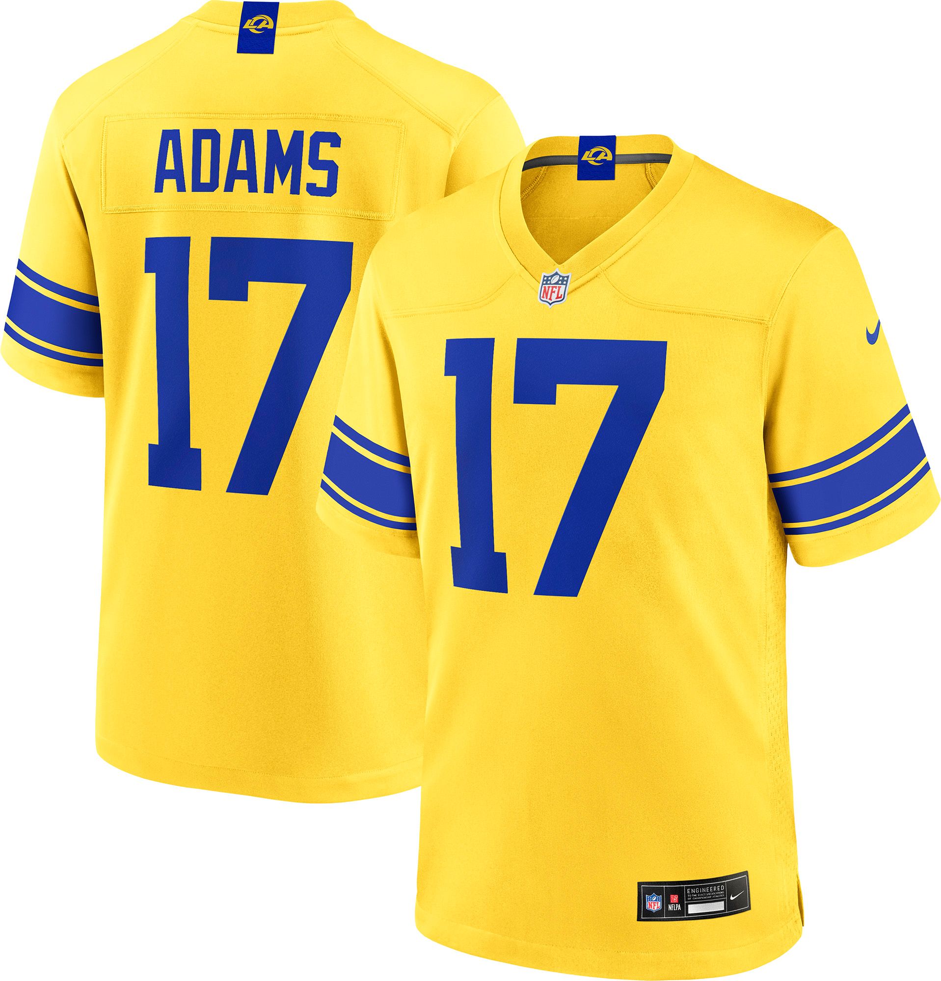 Nike Men's Los Angeles Rams Davante Adams #17 Classic Sol  Alternate Game Jersey