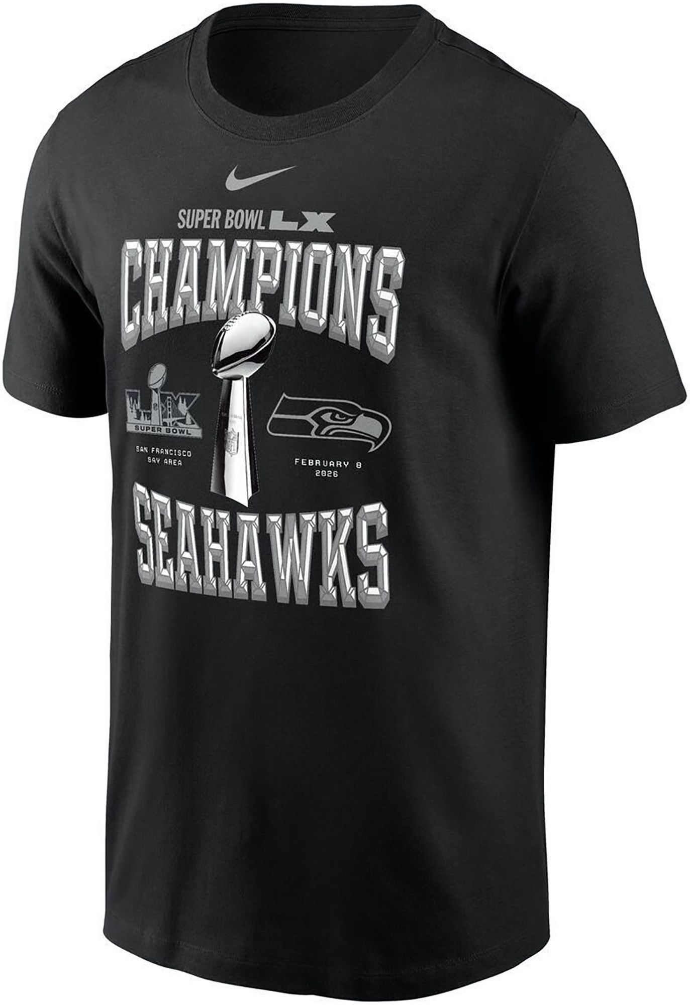 Nike Men's 2025-26 Super Bowl LX Champions Seattle Seahawks Locker Room T-Shirt