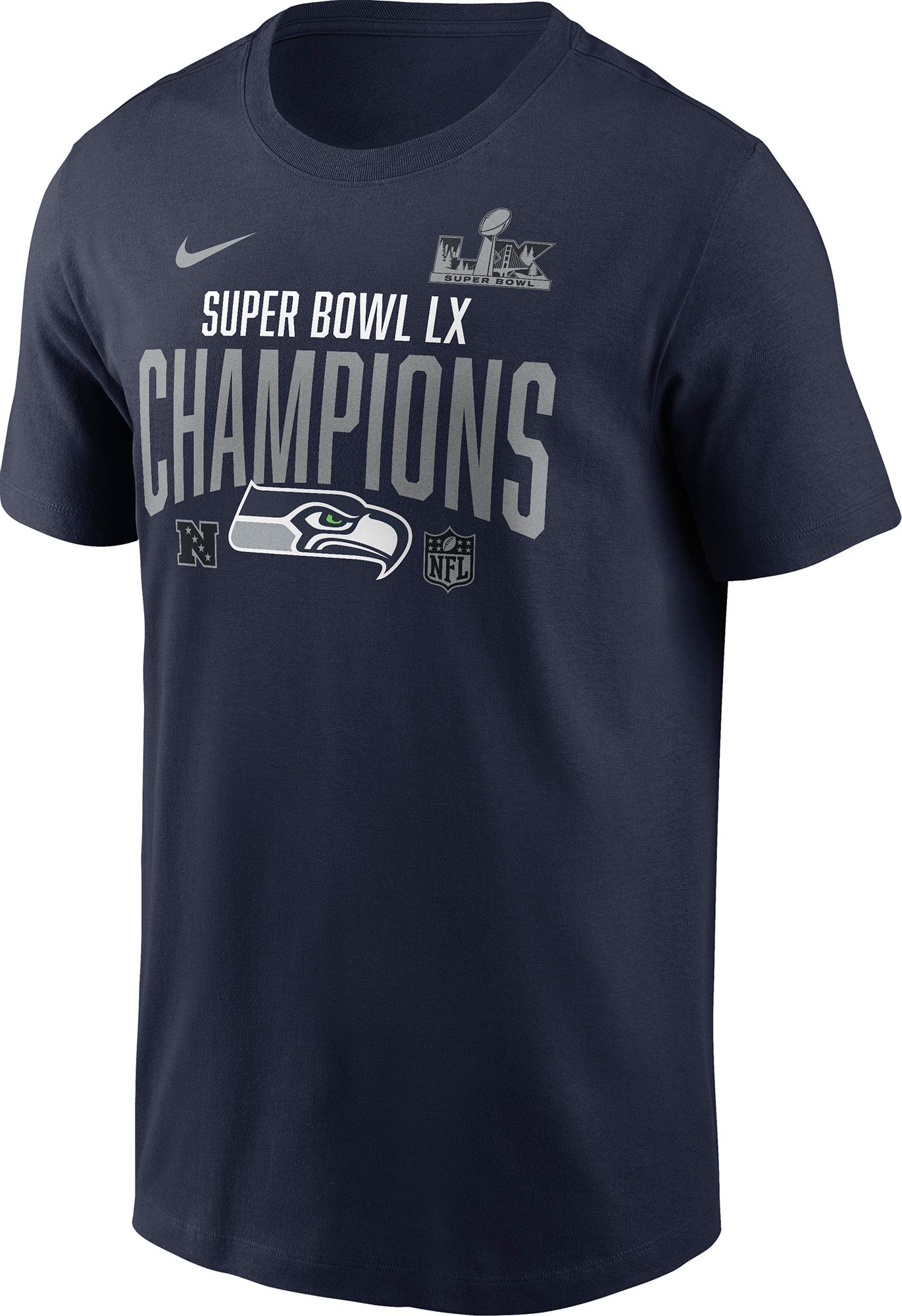 Nike Men's 2025-26 Super Bowl LX Champions Seattle Seahawks Going Yard T-Shirt