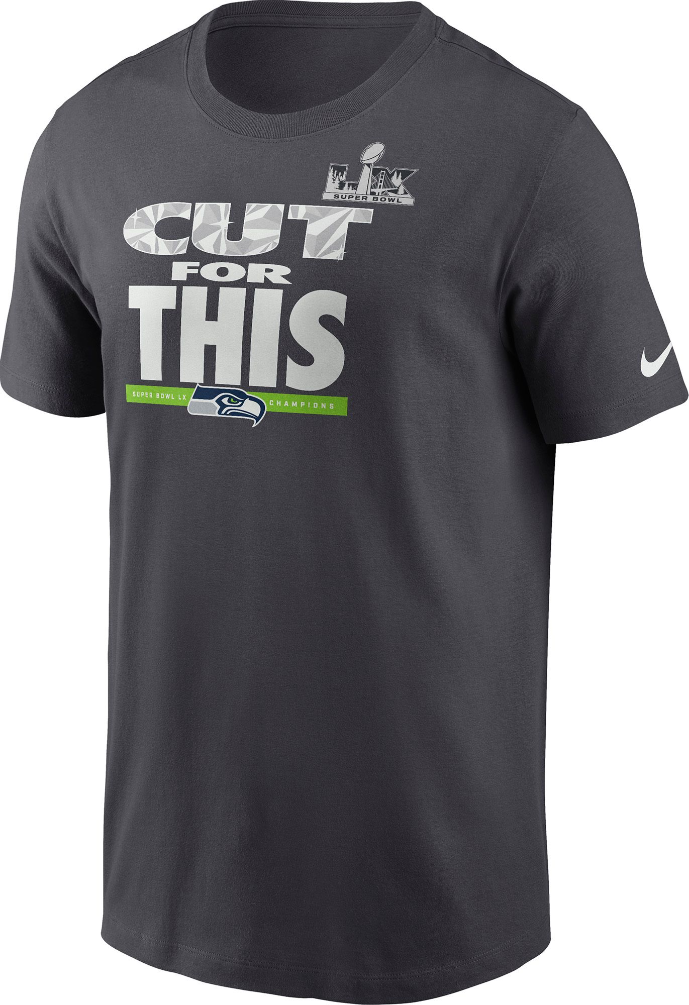 Nike Men's 2025-26 Super Bowl LX Champions Seattle Seahawks Parade T-Shirt