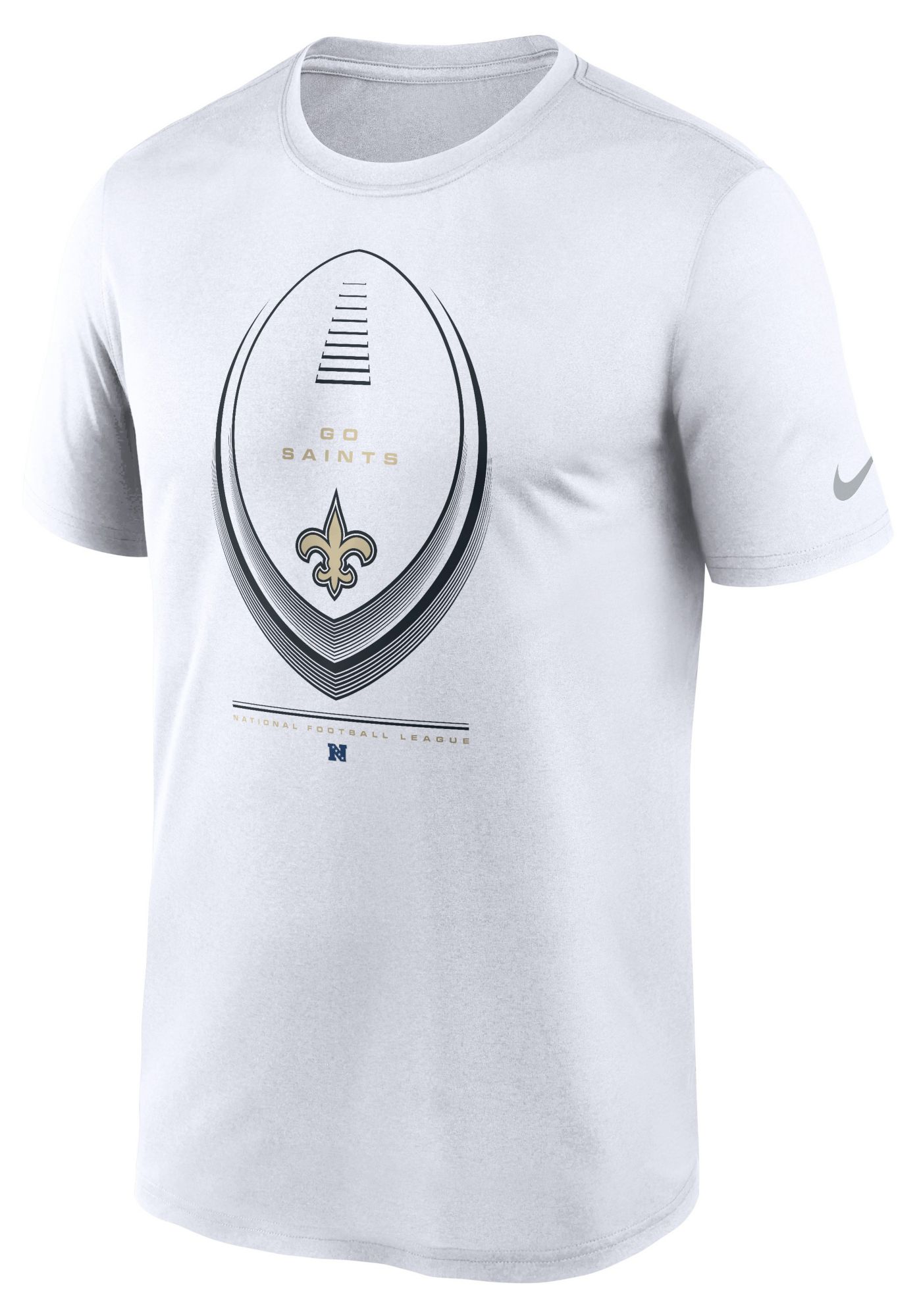 Nike Men's New Orleans Saints White Legend Icon T-Shirt