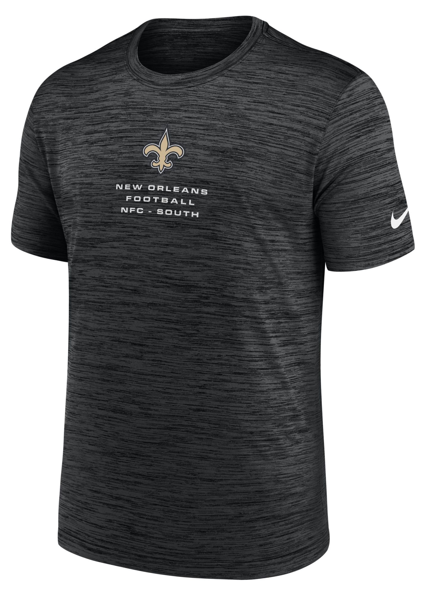 Nike Men's New Orleans Saints Black Carrier Velocity T-Shirt