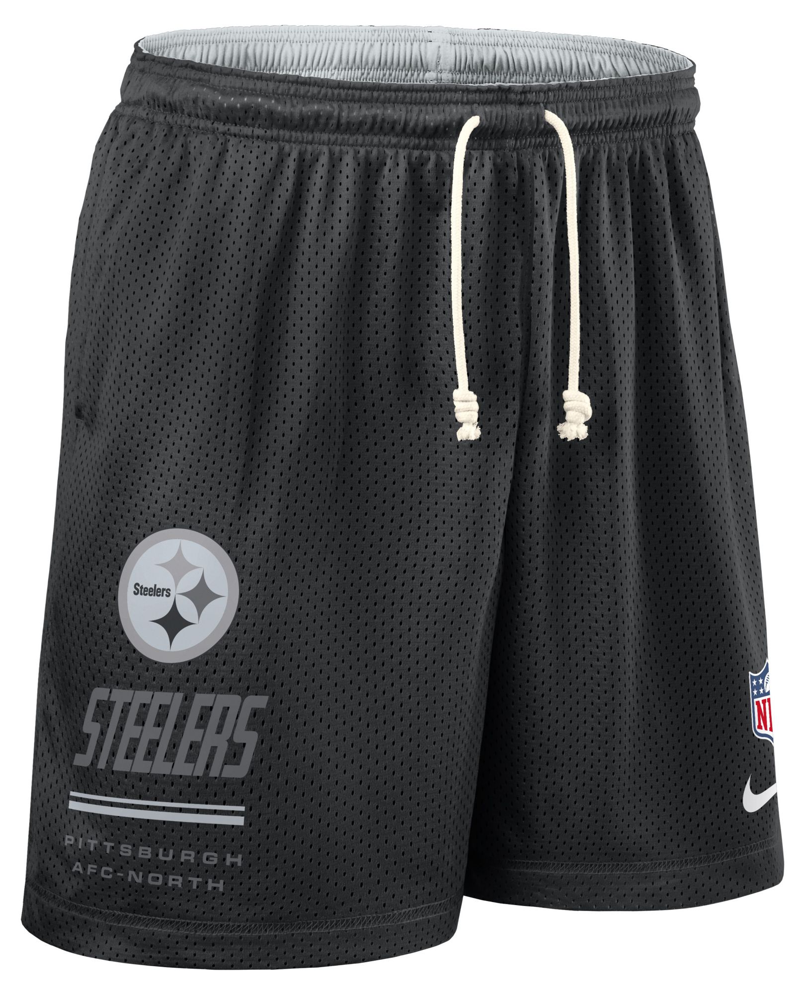 Nike Men's Pittsburgh Steelers Black Woven Victory Shorts