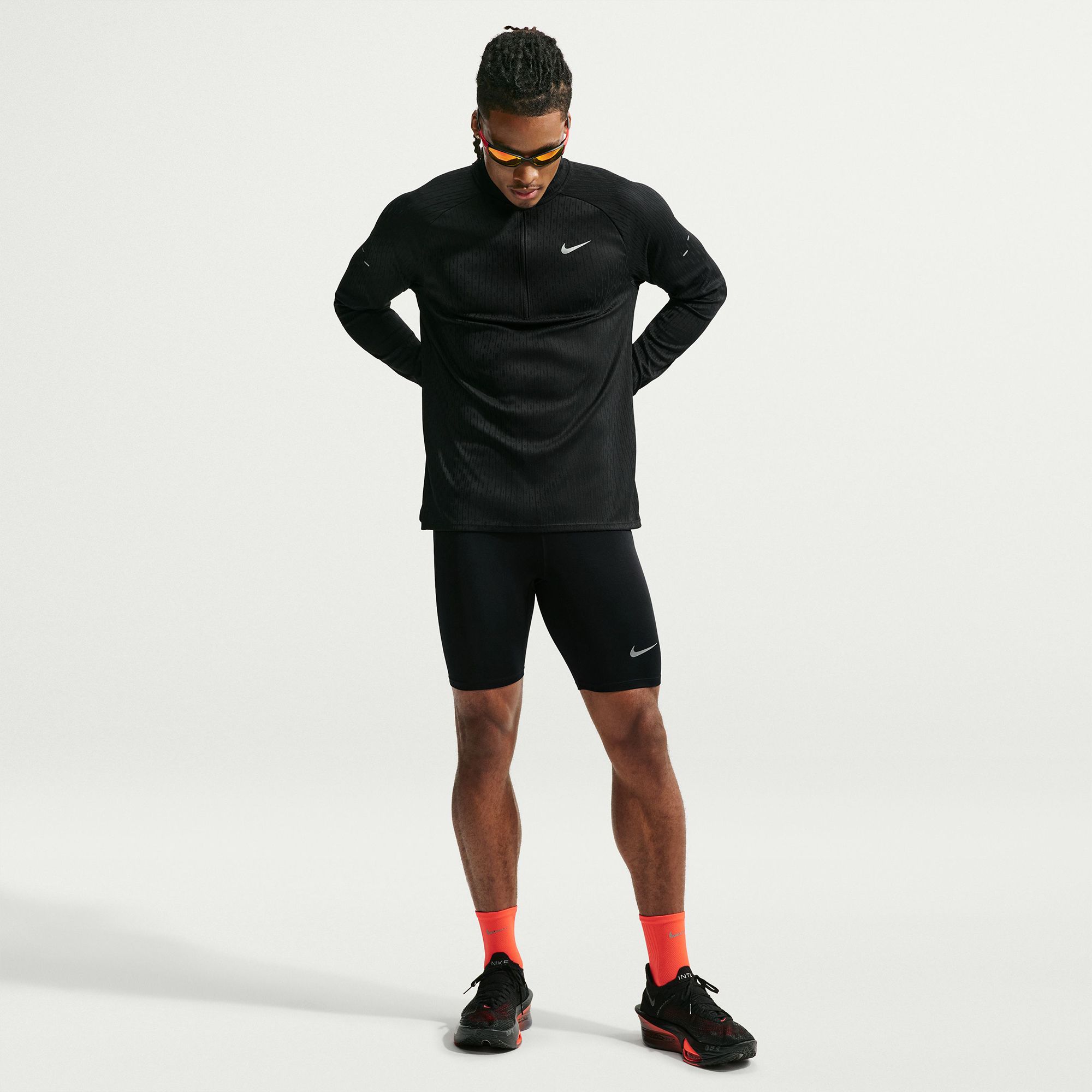 Nike Men's Stride Aero-FIT 1/2-Zip Mid Layer