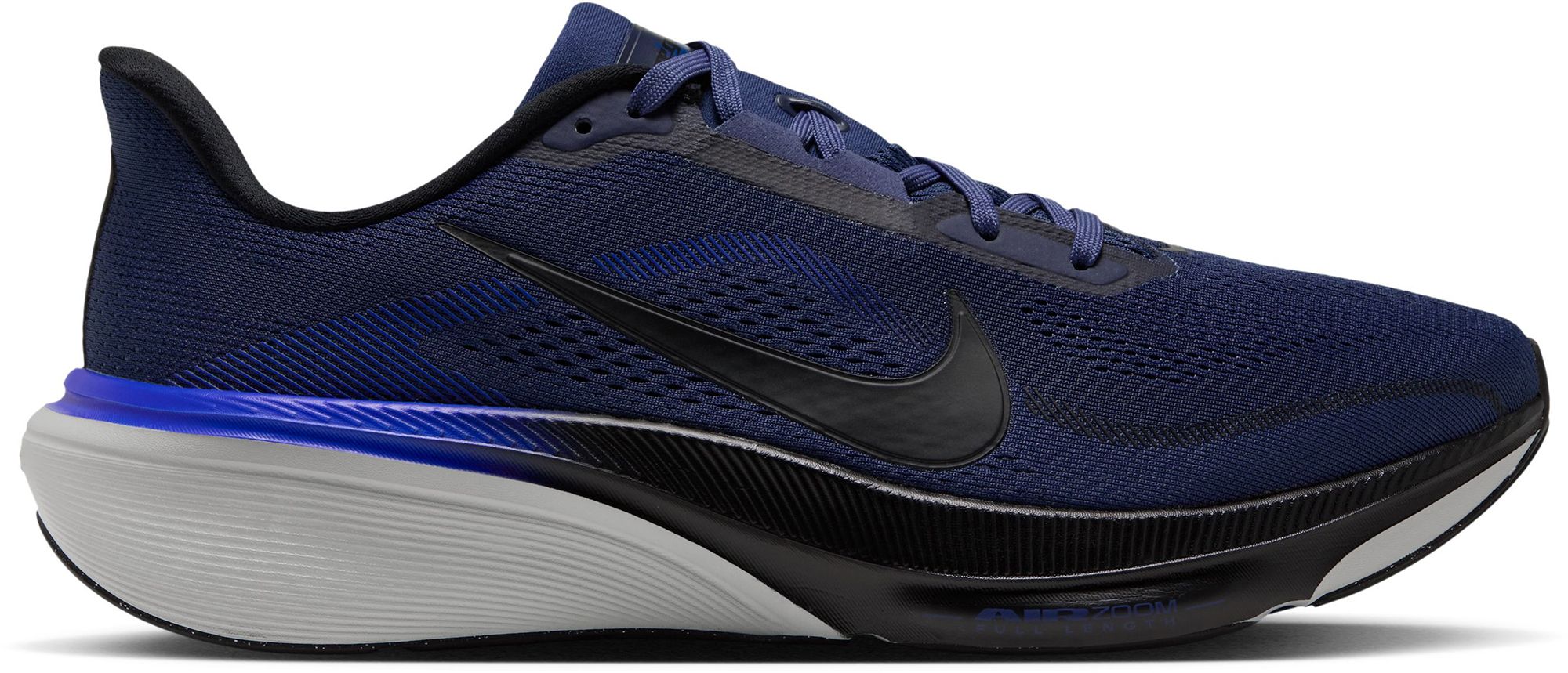 Nike Men's Pegasus 42 Running Shoes, Size 9.5, Dark Slate/Black-Grey Mist-Blu