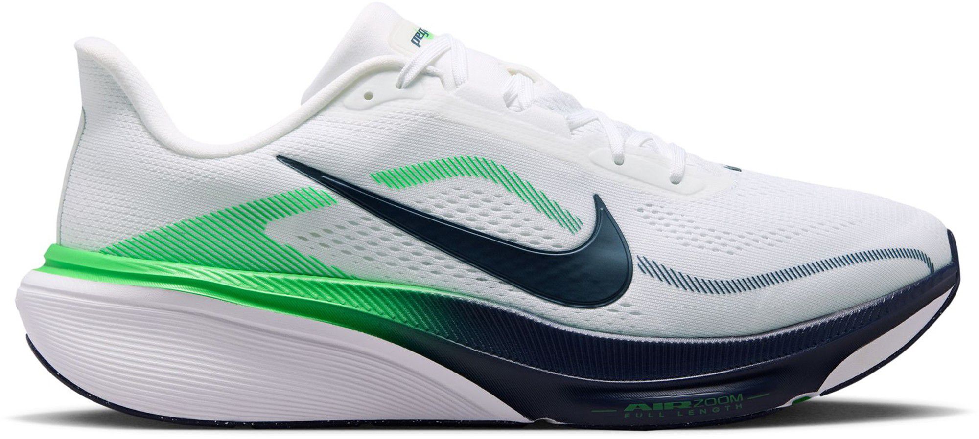 White/Midnight Navy/Green Sprk