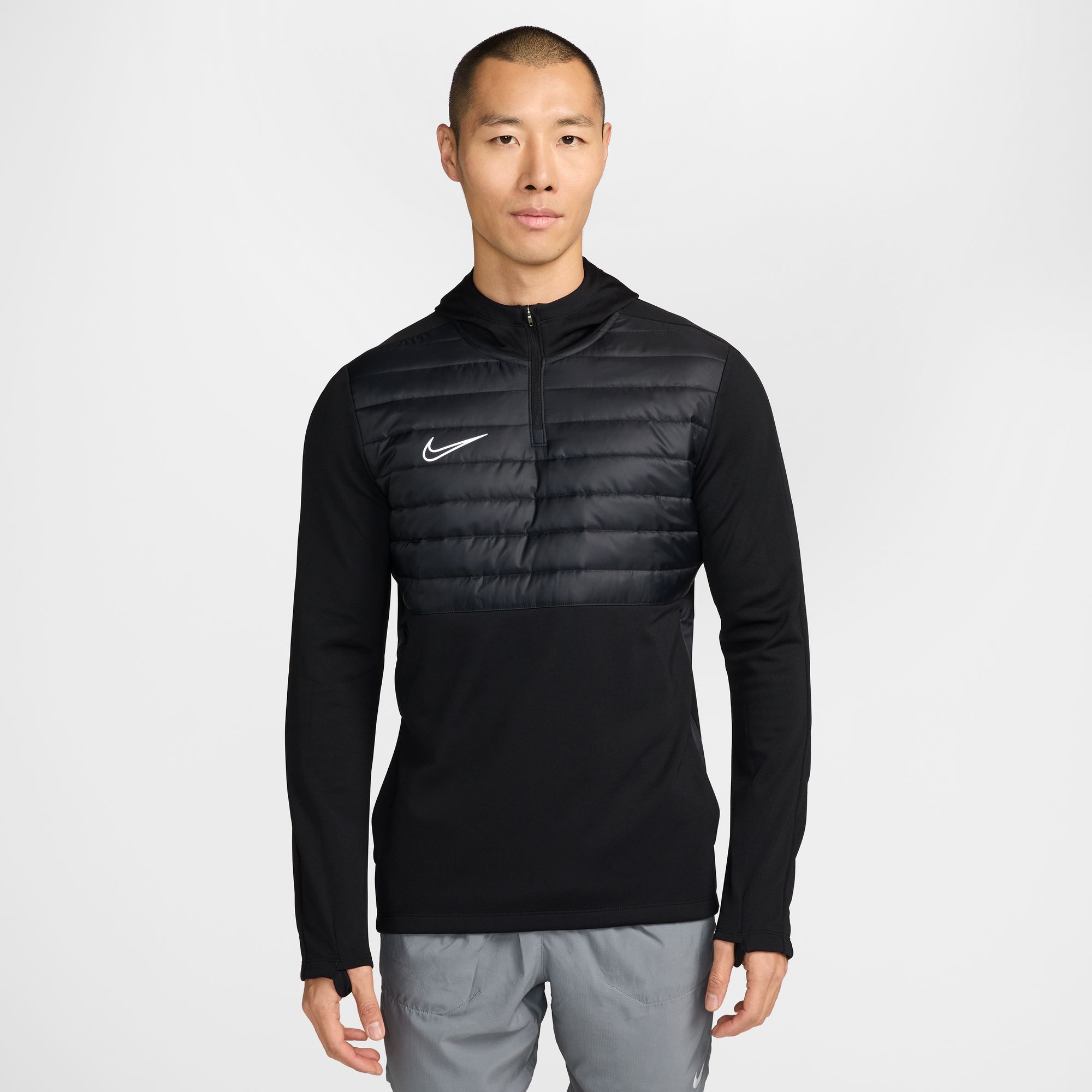 Nike Men's Academy Winter Warrior Therma-FIT Soccer Drill Top