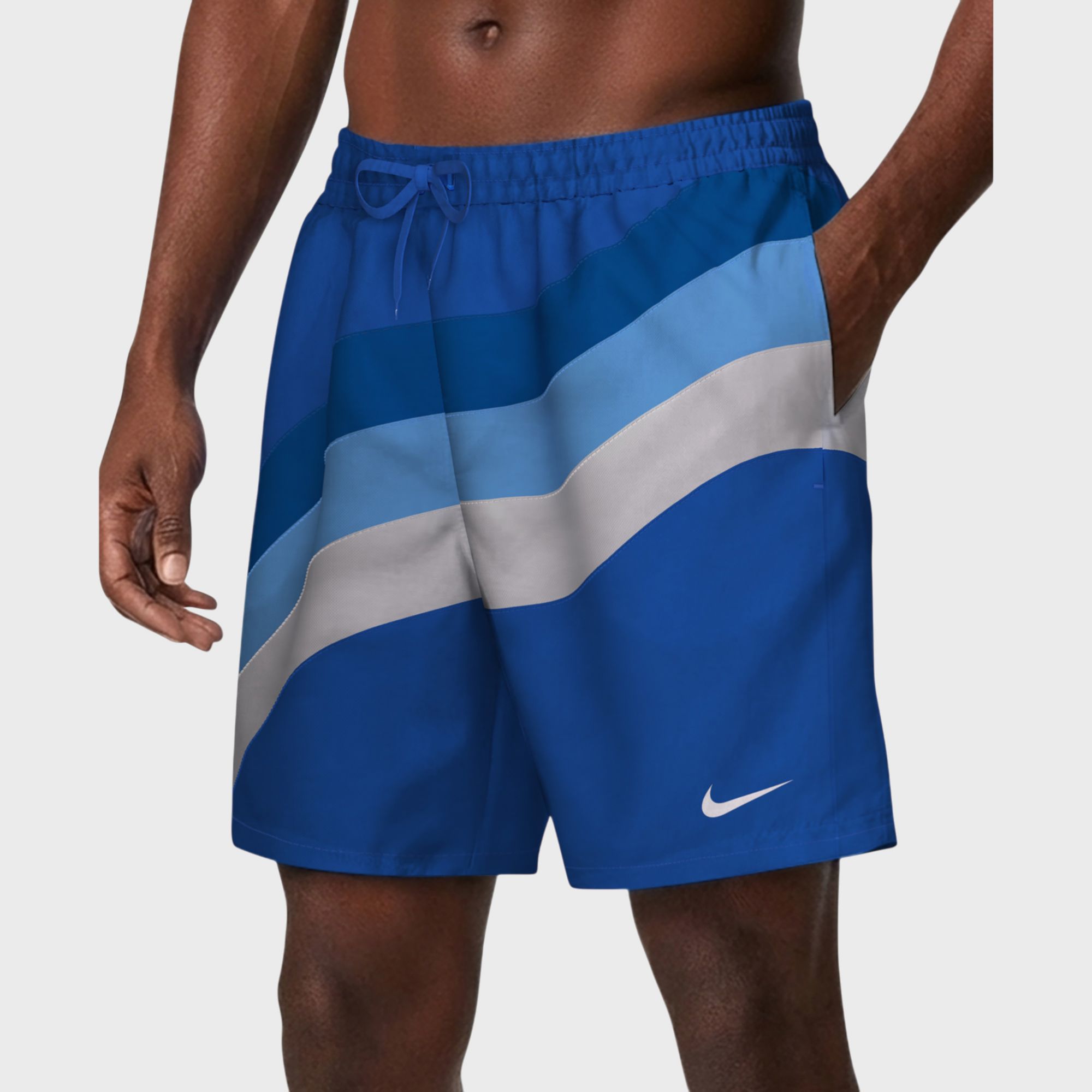 Nike Men's Breaker Ripple 7" Lined Volley Swim Trunks