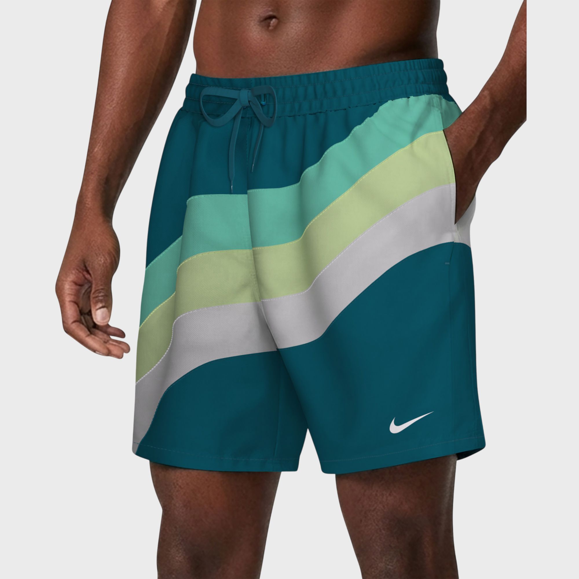 Nike Men's Breaker Ripple 7" Lined Volley Swim Trunks