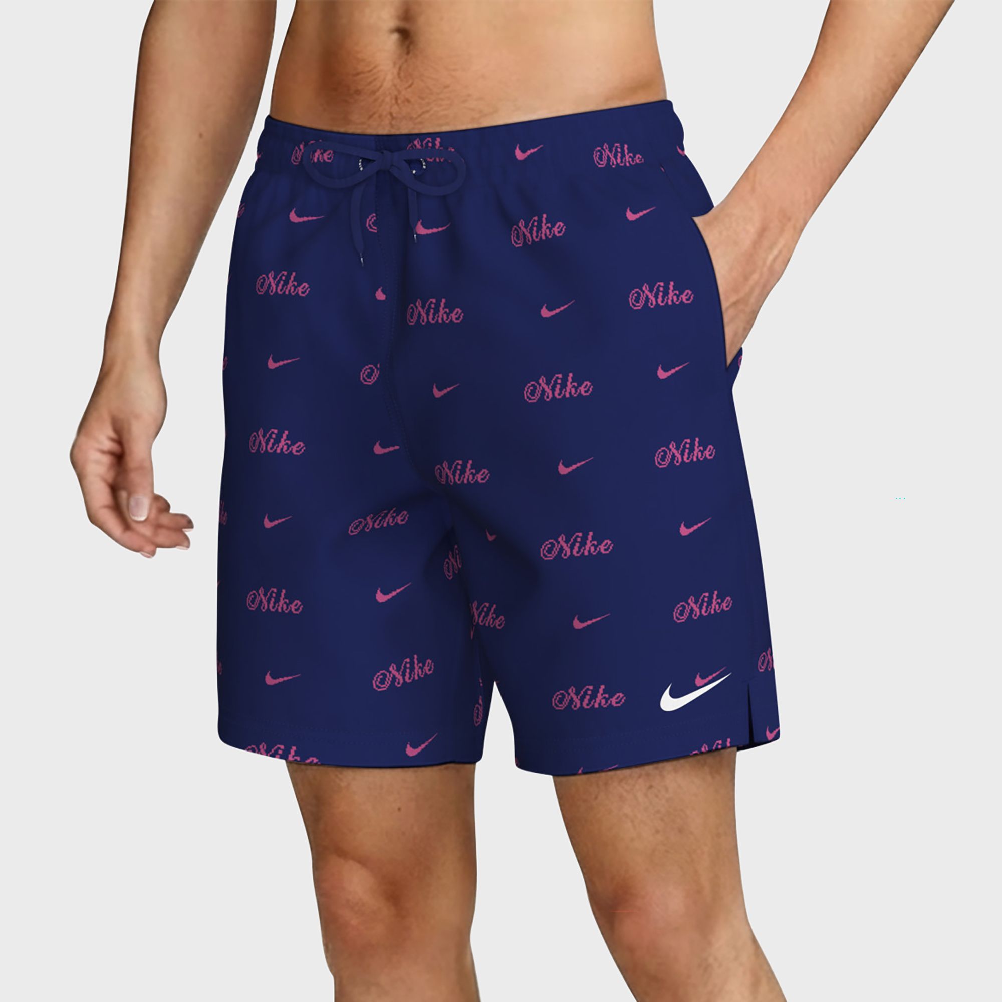 Nike Men's Breaker 7" Brief Lined Volley Swim Trunks
