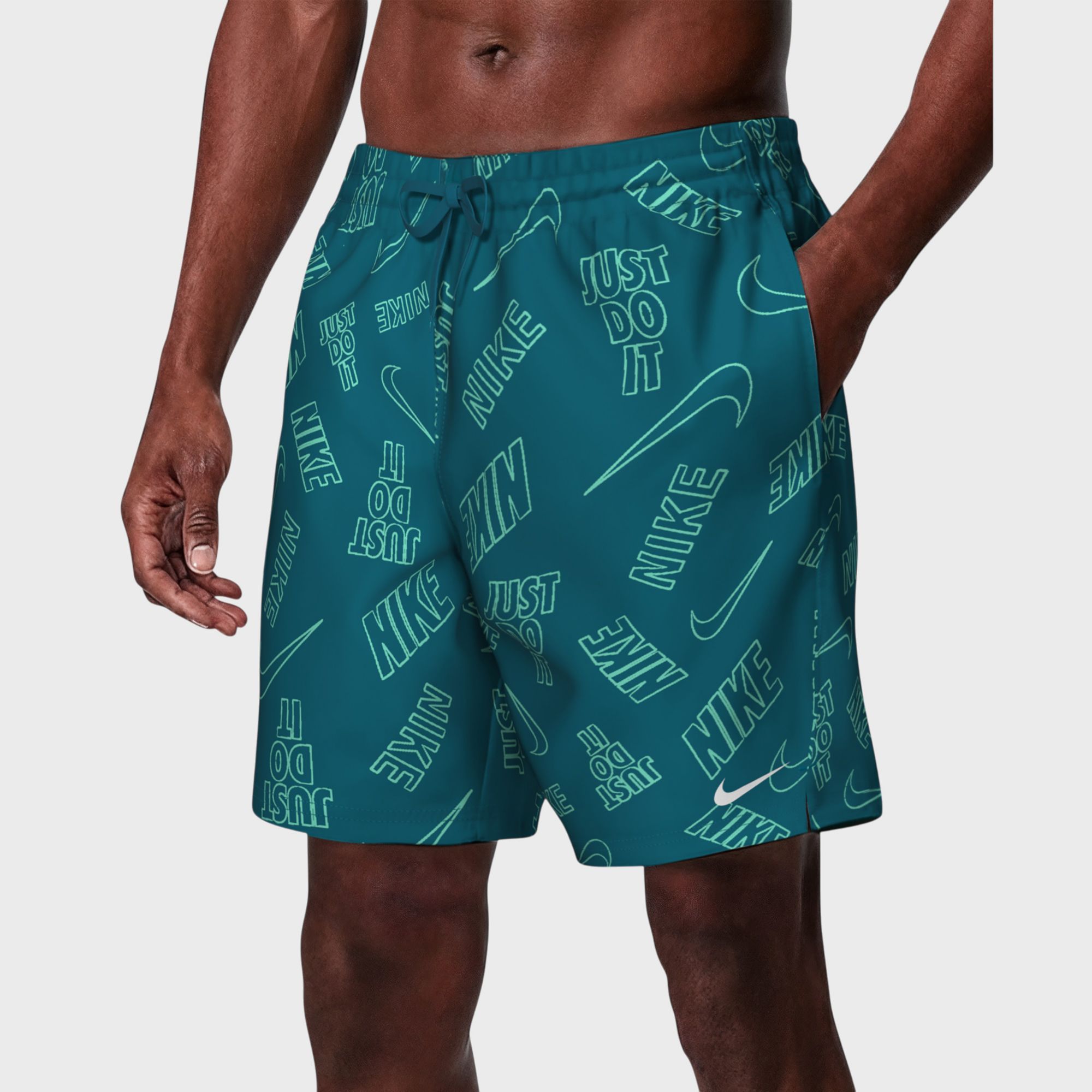 Nike Men's Breaker 7" Brief Lined Volley Swim Trunks