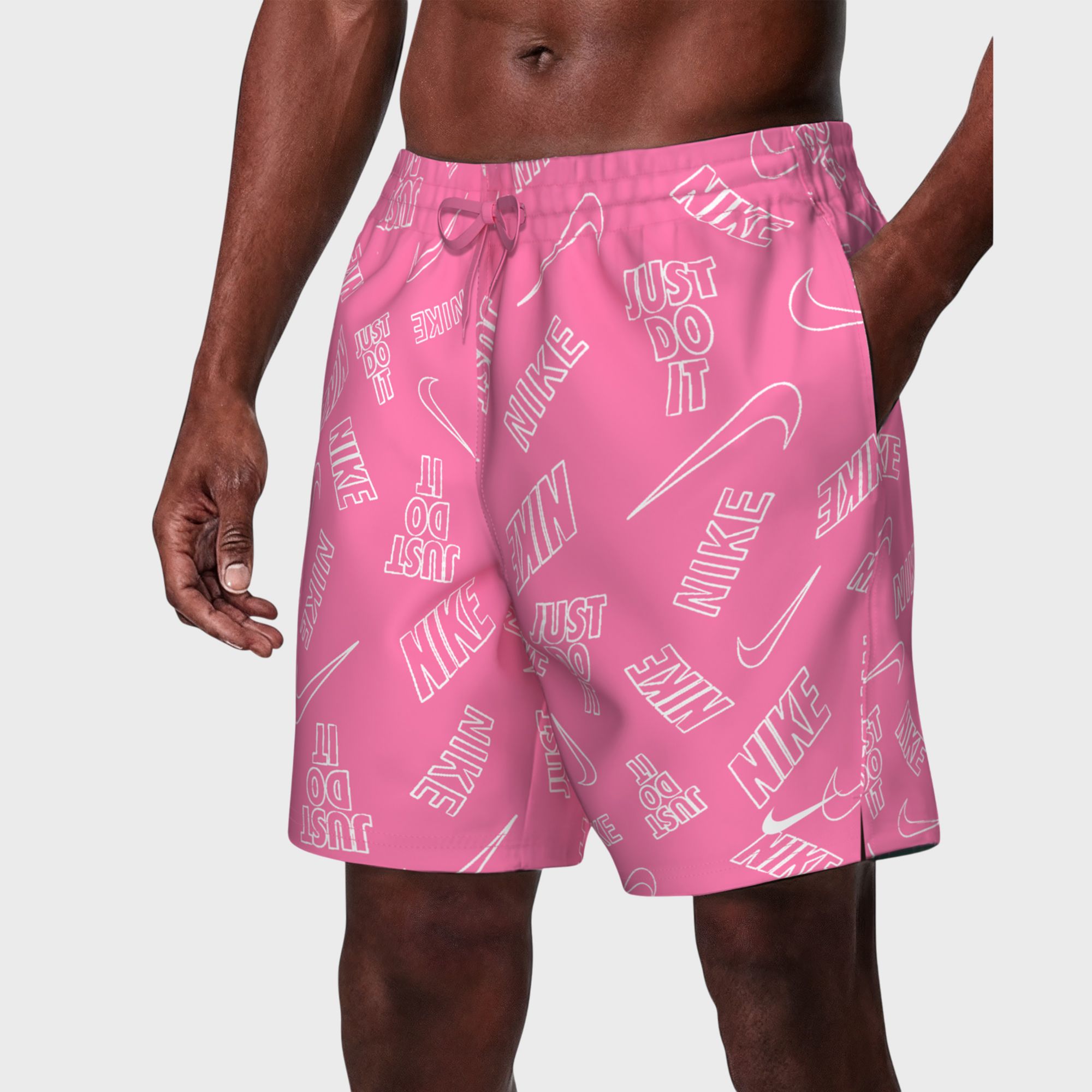 Nike Men's Breaker 7" Brief Lined Volley Swim Trunks