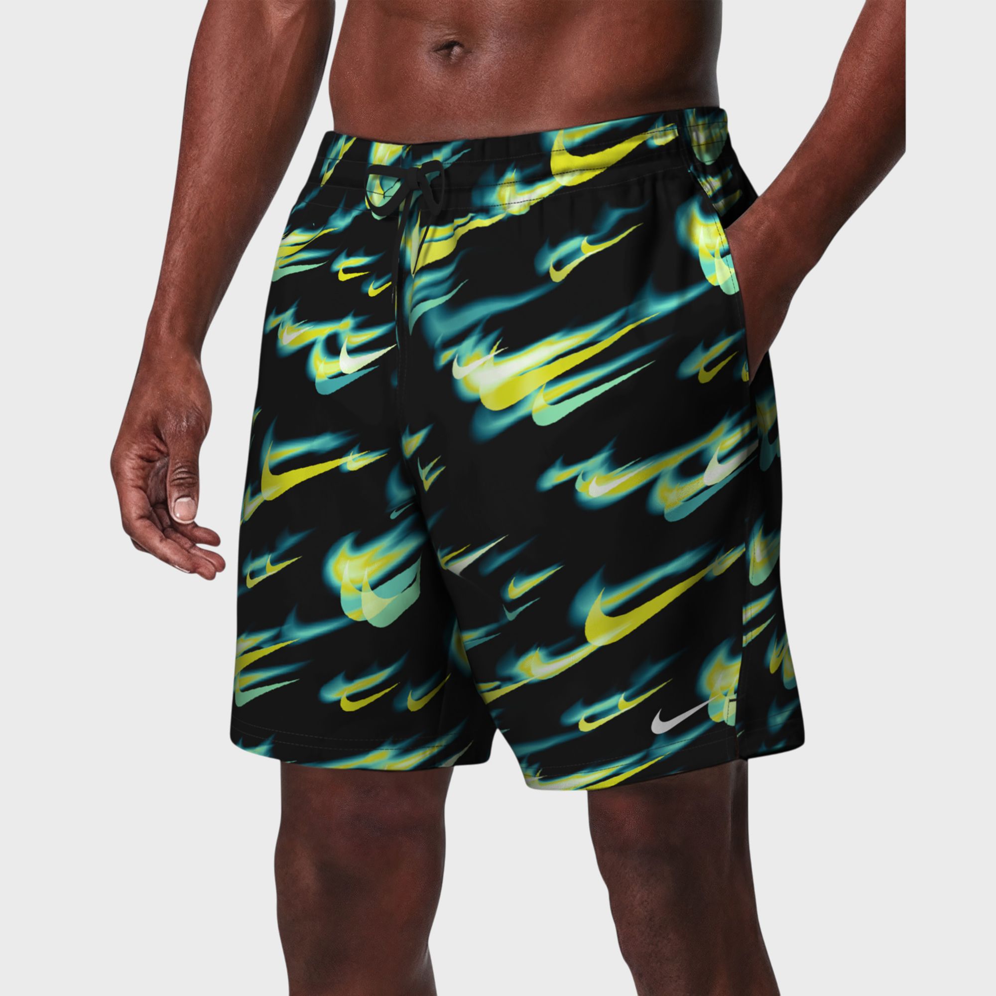 Nike Men's Breaker 7" Brief Lined Volley Swim Trunks