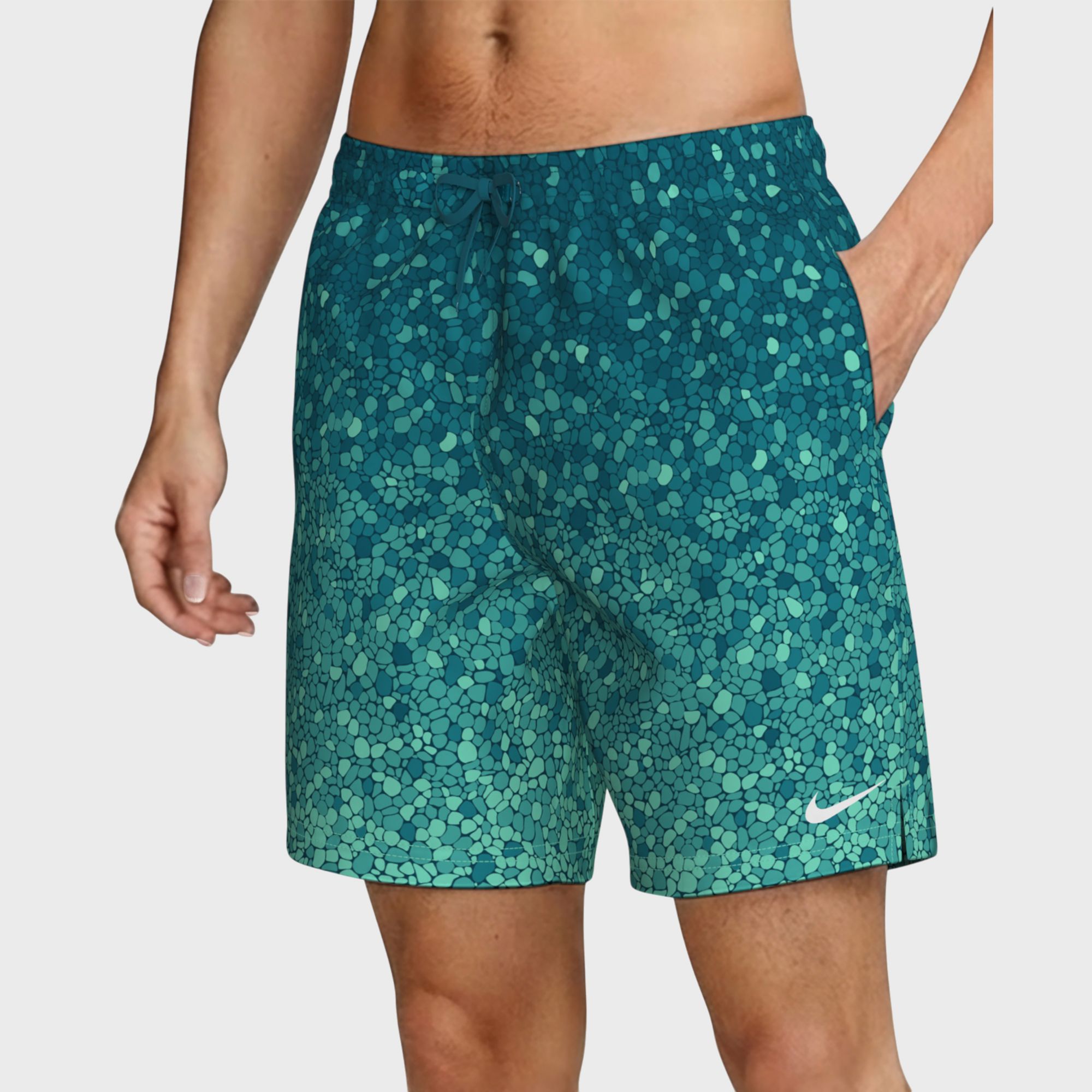 Nike Men's Breaker 7" Brief Lined Volley Swim Trunks