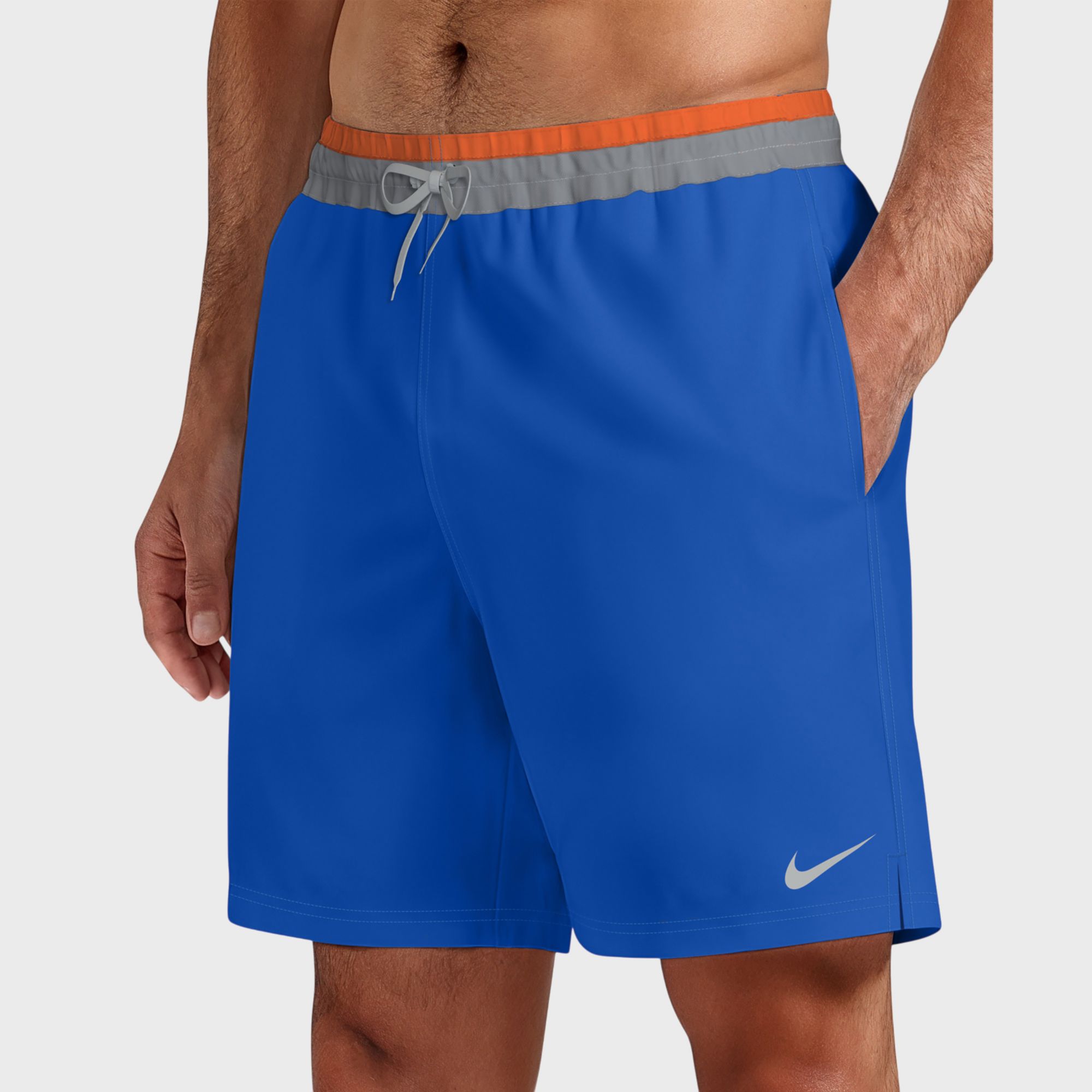 Nike Men's Breaker Check 7" Volley Swim Trunks