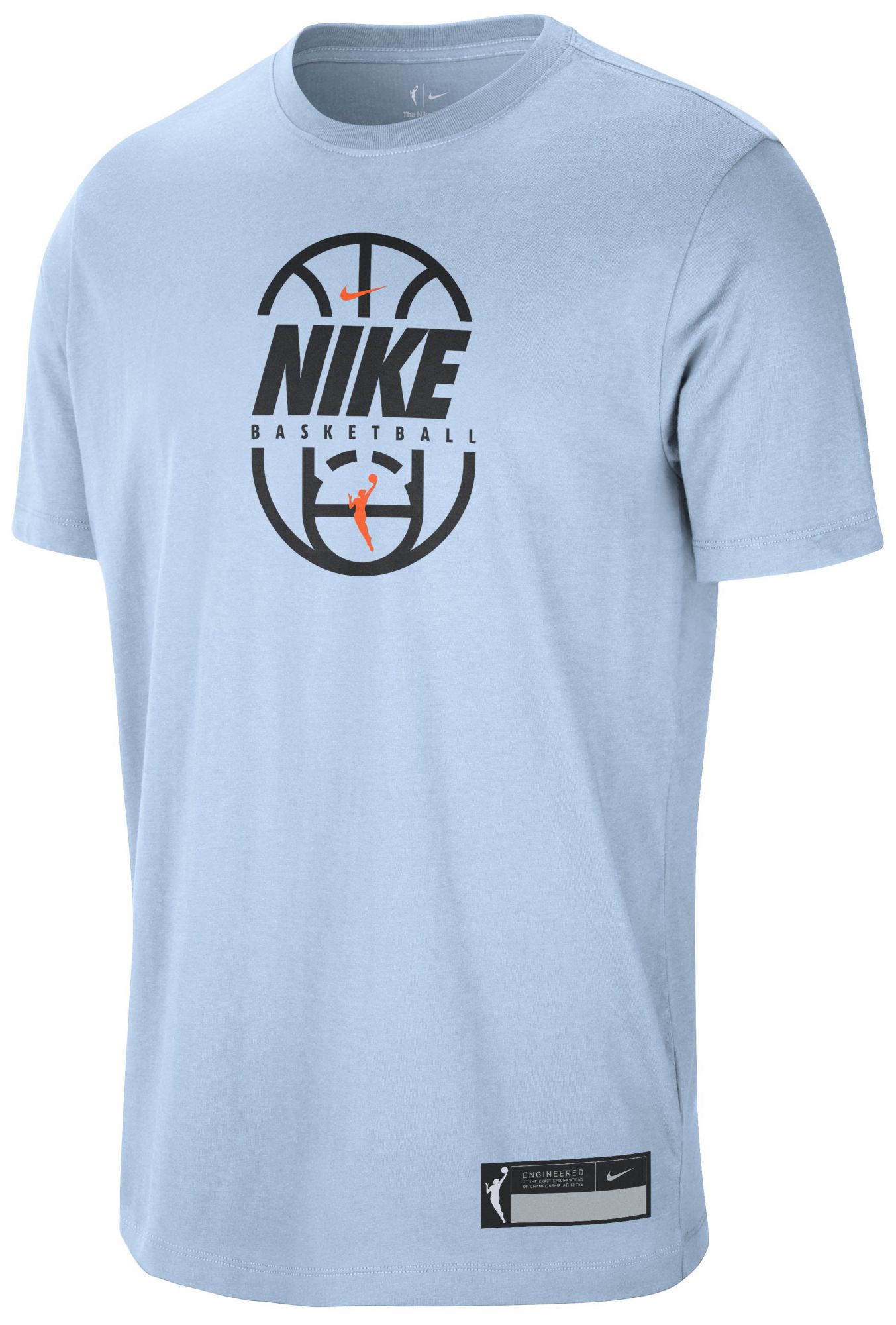 Nike Men's WNBA Blue Practice Cropped T-Shirt