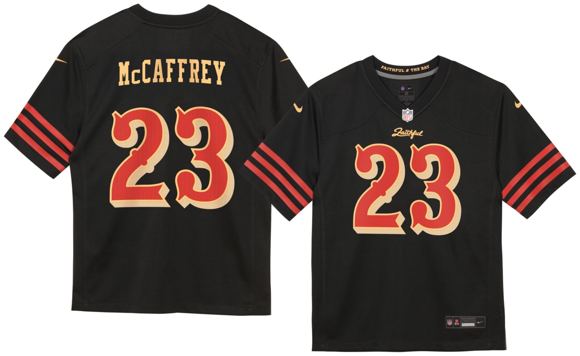 Nike Toddler San Francisco 49ers Christian McCaffrey #23 Black Jersey