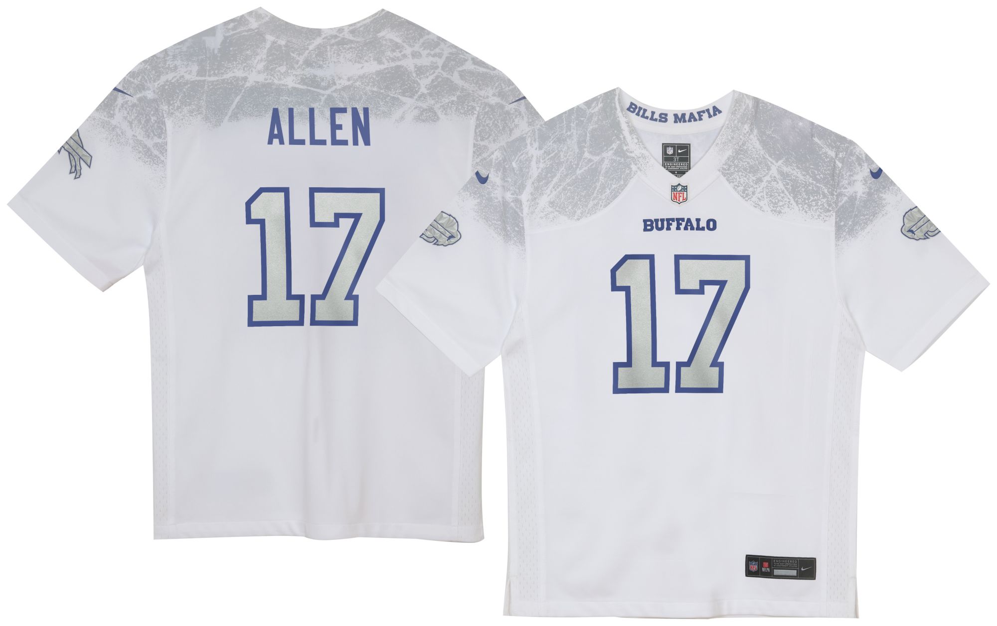 Nike Toddler Buffalo Bills Josh Allen #17 White Rivals Jersey