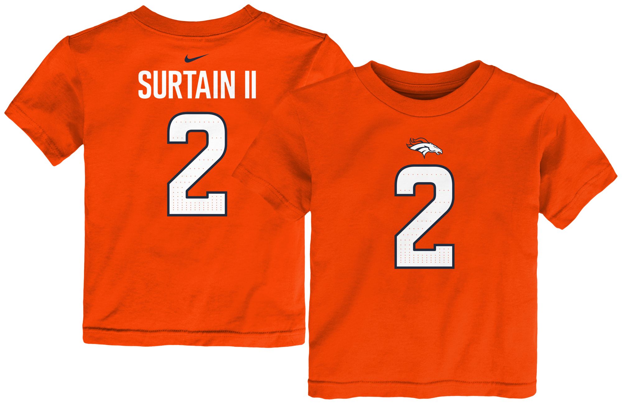 Nike Toddler Denver Broncos Patrick Surtain II Orange T-Shirt