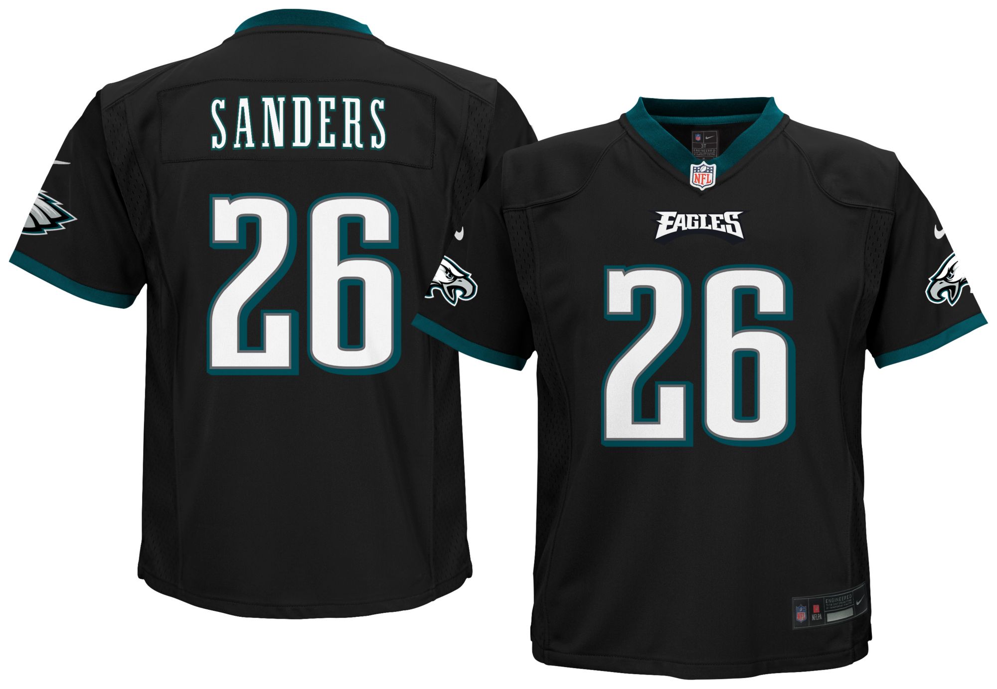 Nike Toddler Philadelphia Eagles Saquon Barkley #26 Black Alternate Jersey