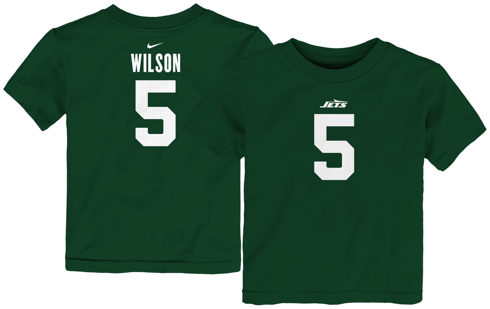 Nike Toddler New York Jets Garrett Wilson Sport Green T-Shirt