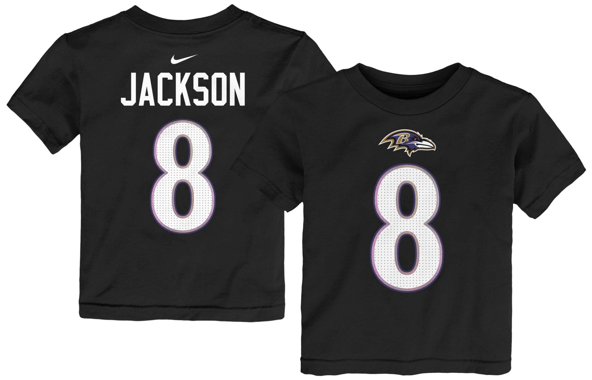 Nike Toddler Baltimore Ravens Lamar Jackson Black T-Shirt