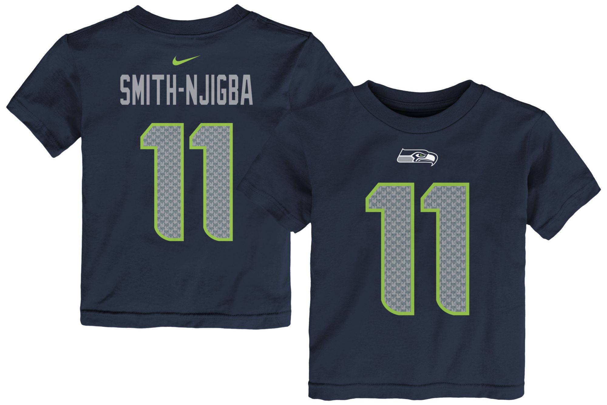 Nike Toddler Seattle Seahawks Jaxon Smith-Njigba Navy T-Shirt