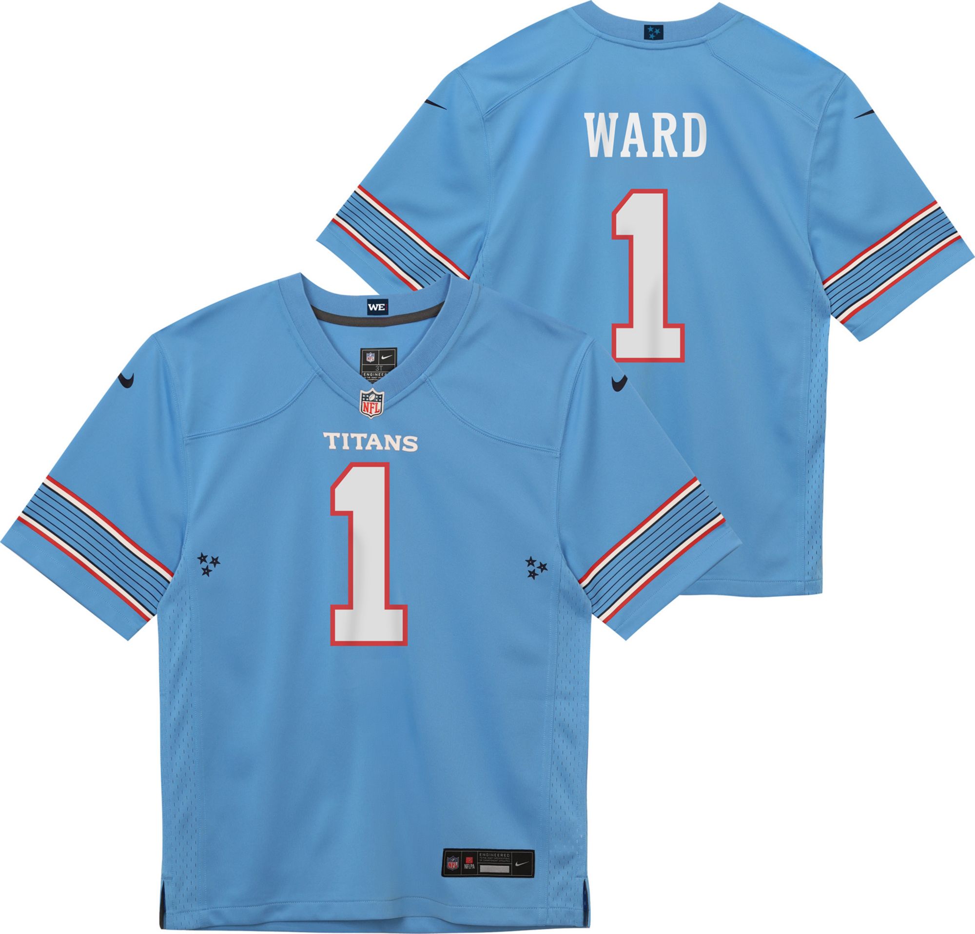 Nike Toddlers Tennessee Titans Cam Ward #1 Home Game Jersey