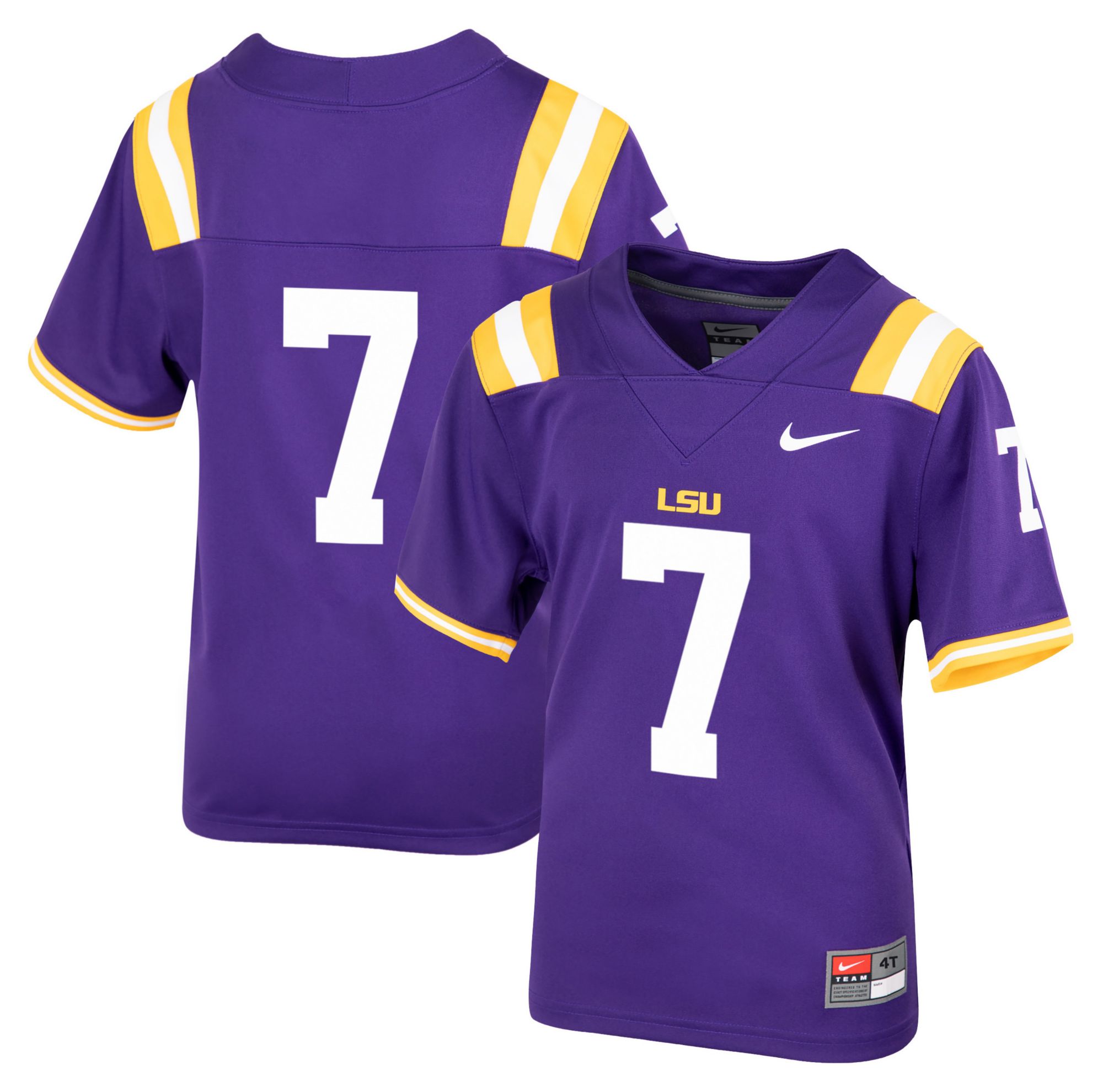 Nike Toddler LSU Tigers Purple Home Football Jersey