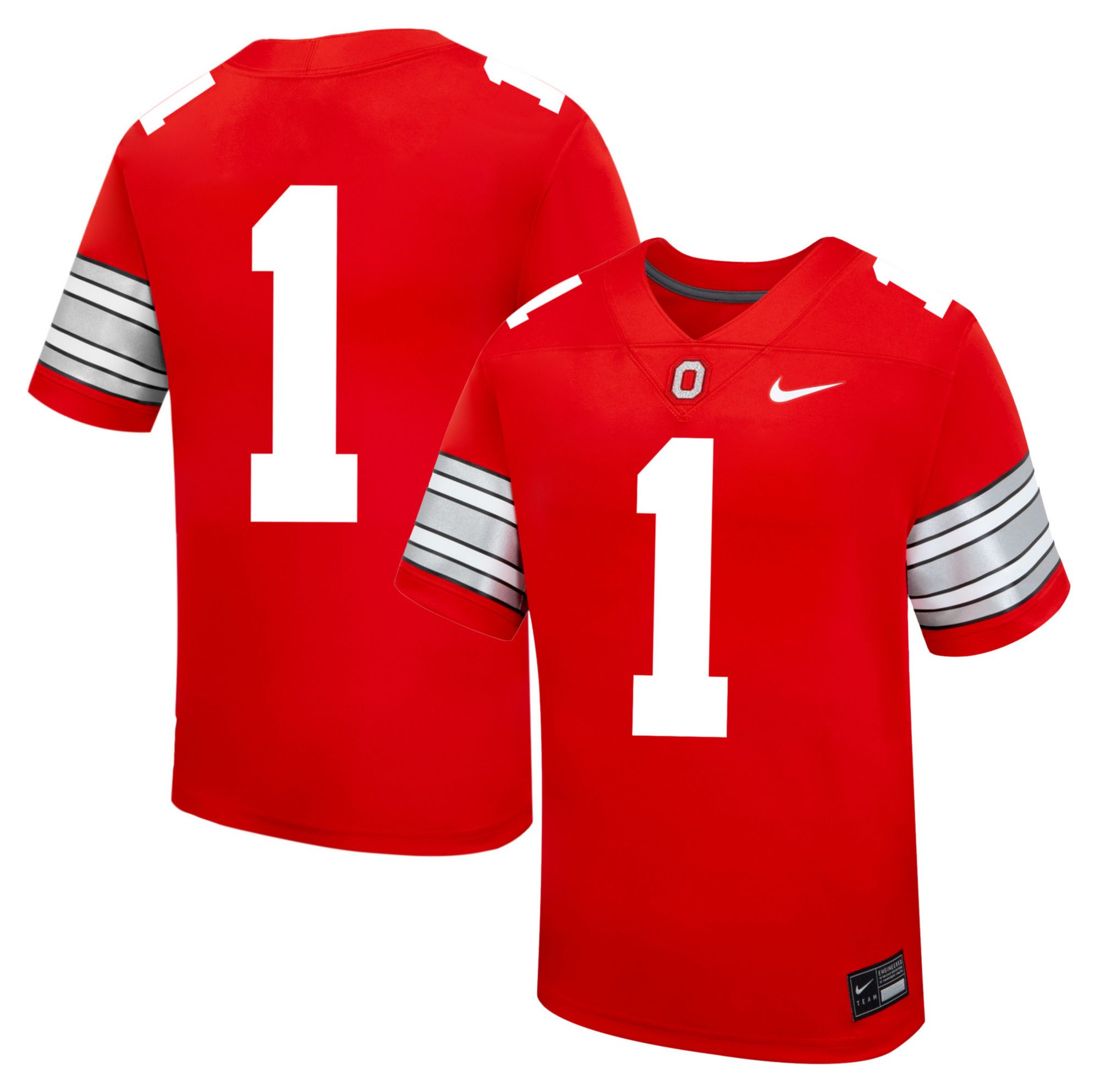 Nike Toddler Ohio State Buckeyes #1 Home Replica Football Jersey, Boys'